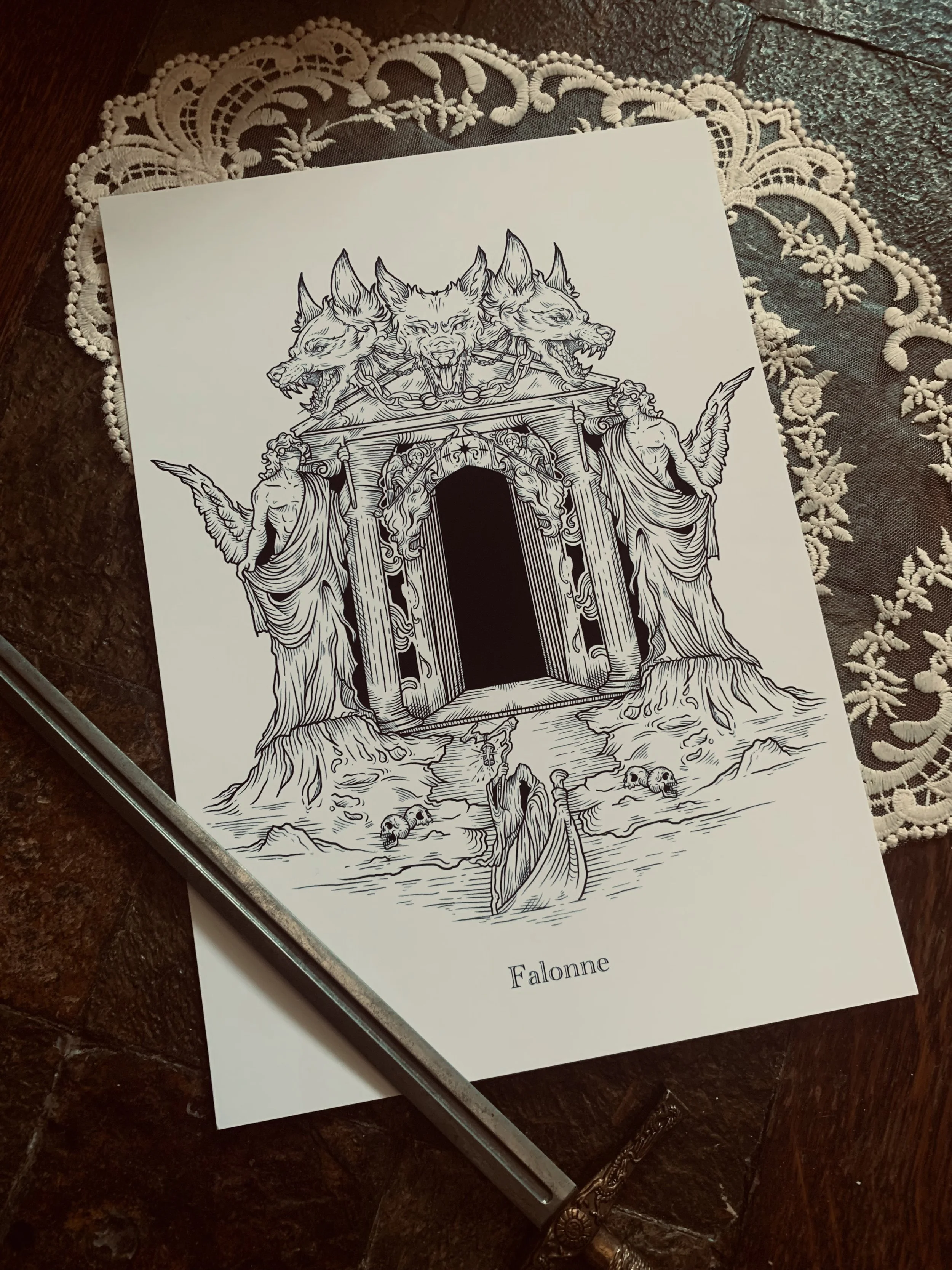 Illustration « Les portes de l’Enfer »