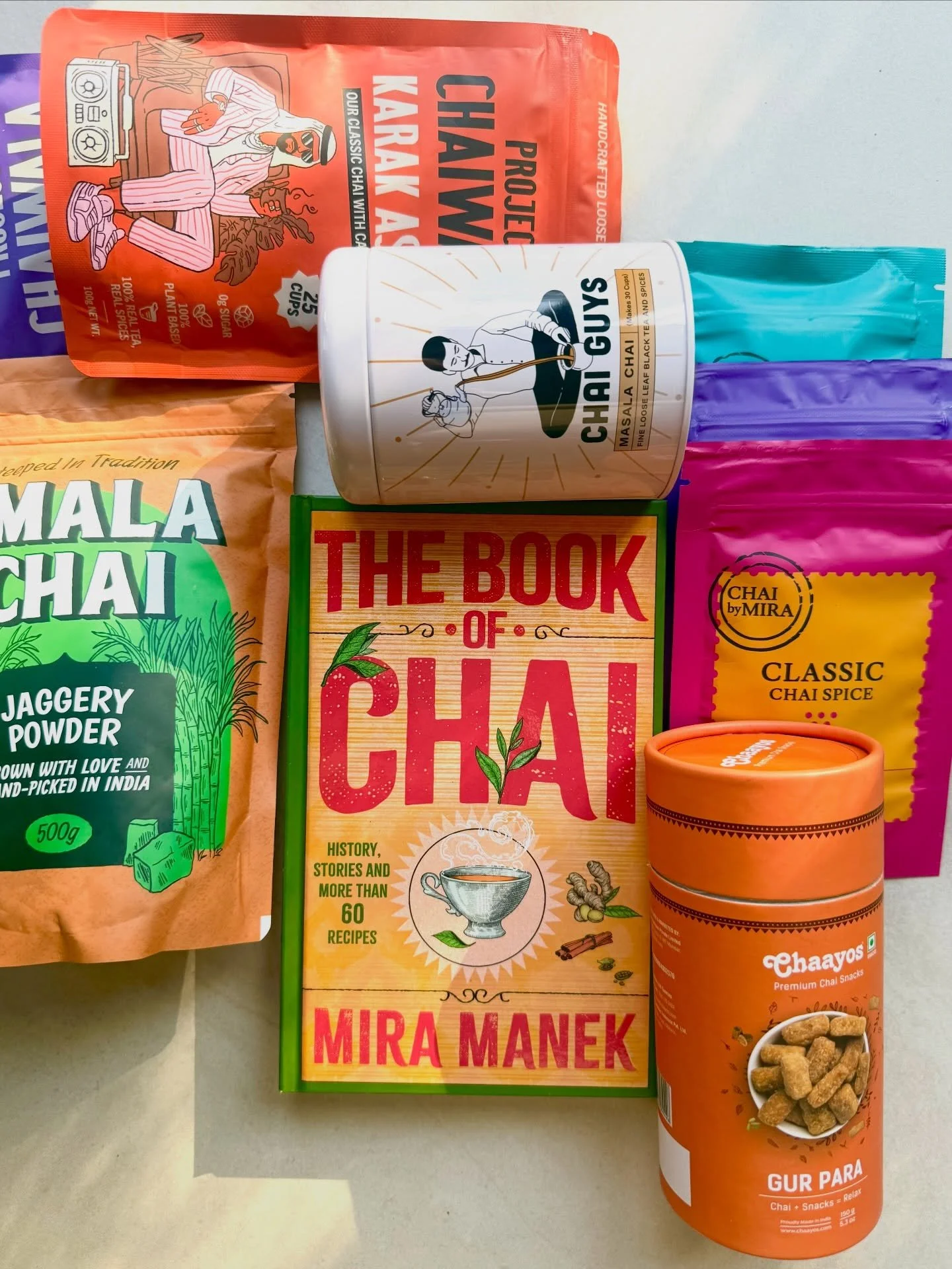 ‼️ GIVEAWAY ‼️ for World Book Day 📖📚🤓 

We&rsquo;ve got gifts for you from chai cafes around the 🌍 that stock The Book of Chai, from Dubai to London to India &amp; of course our very own blends 🥳👌💯 

@chaiguys @chaayos @amala_chai @projectchai