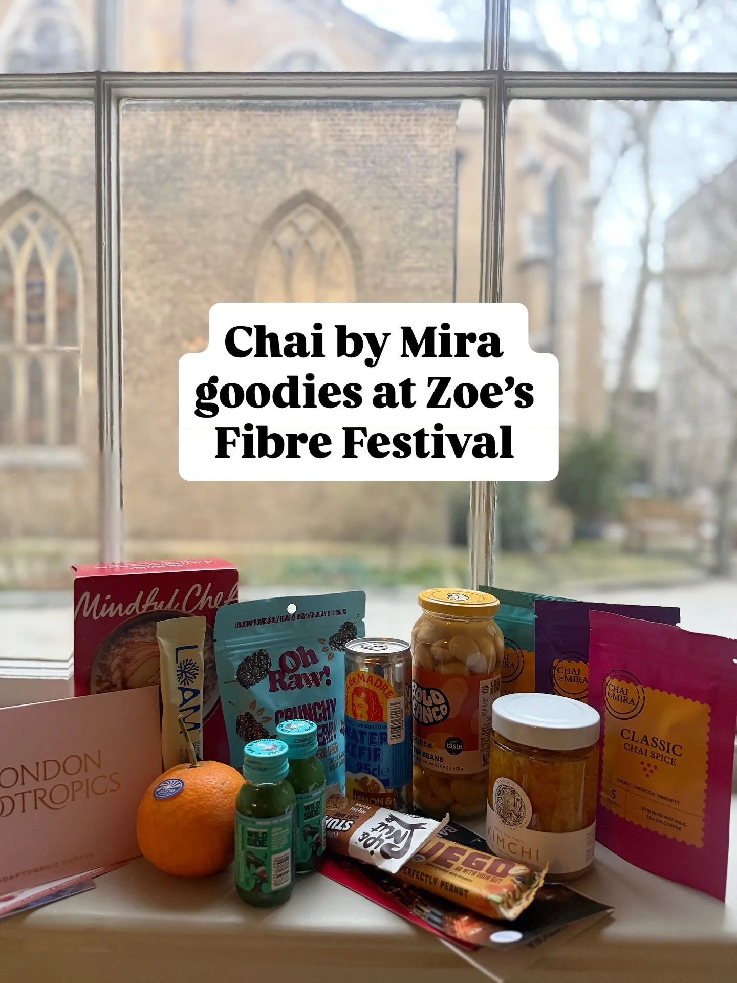 Thrilled to be part of the @zoe Fibre Festival - providing our chai for these wonderful goodie bags! 

Such an important topic - most people in this country aren&rsquo;t getting enough fibre in their diet and with the growing issues surrounding gut h