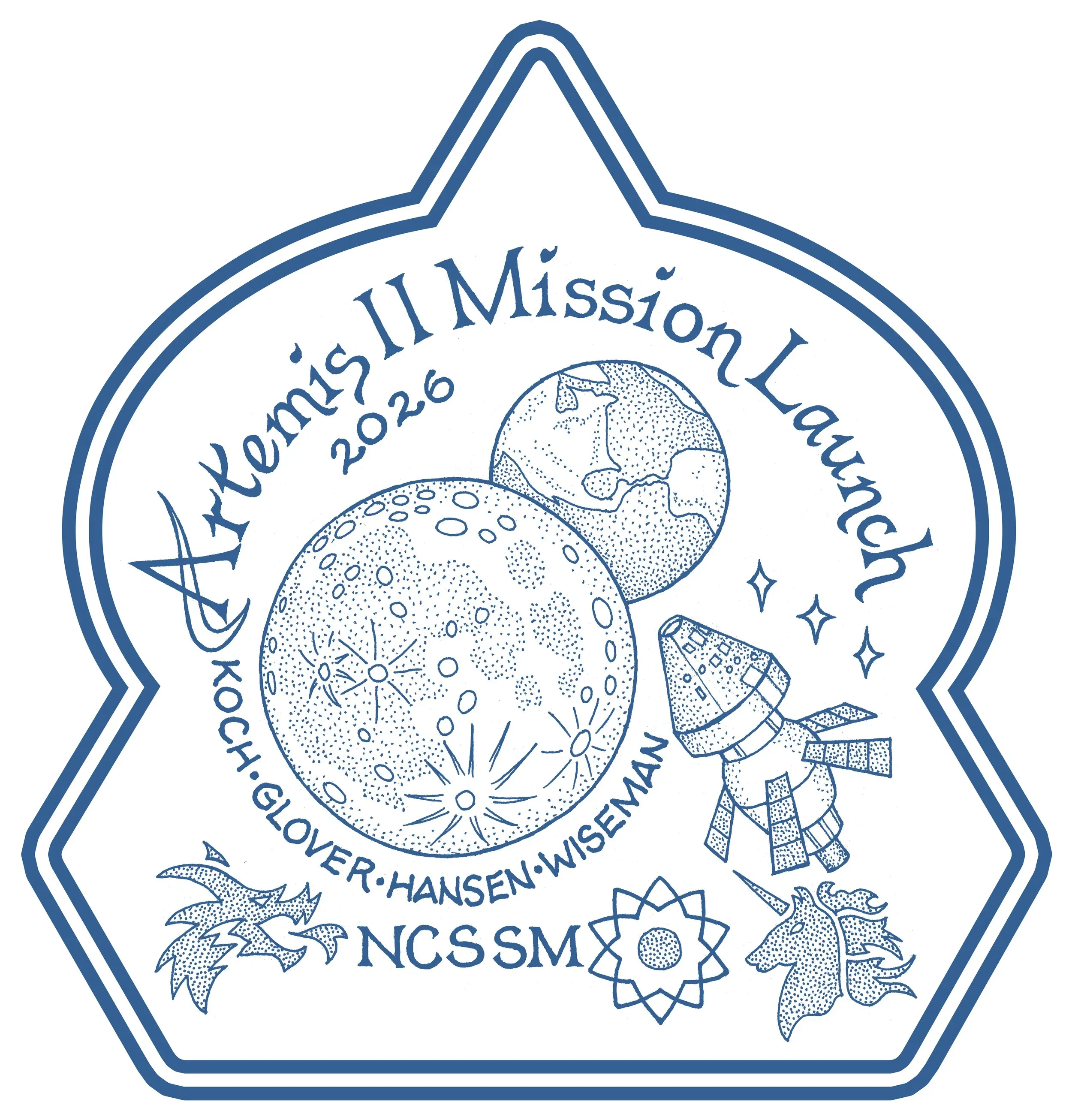 Artemis II "Mission Patch" Sticker Set