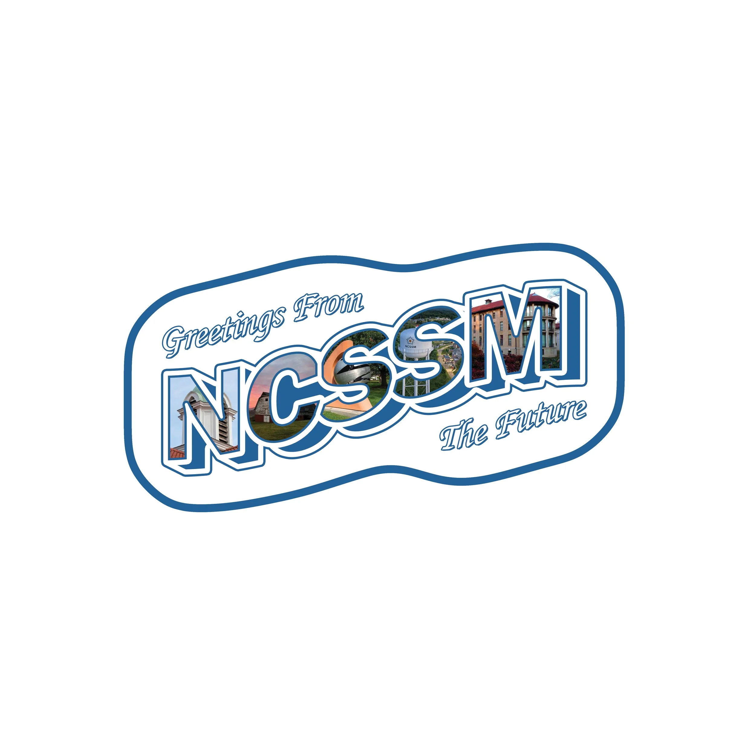 NCSSM "Greetings from...the Future" Oversize Sticker