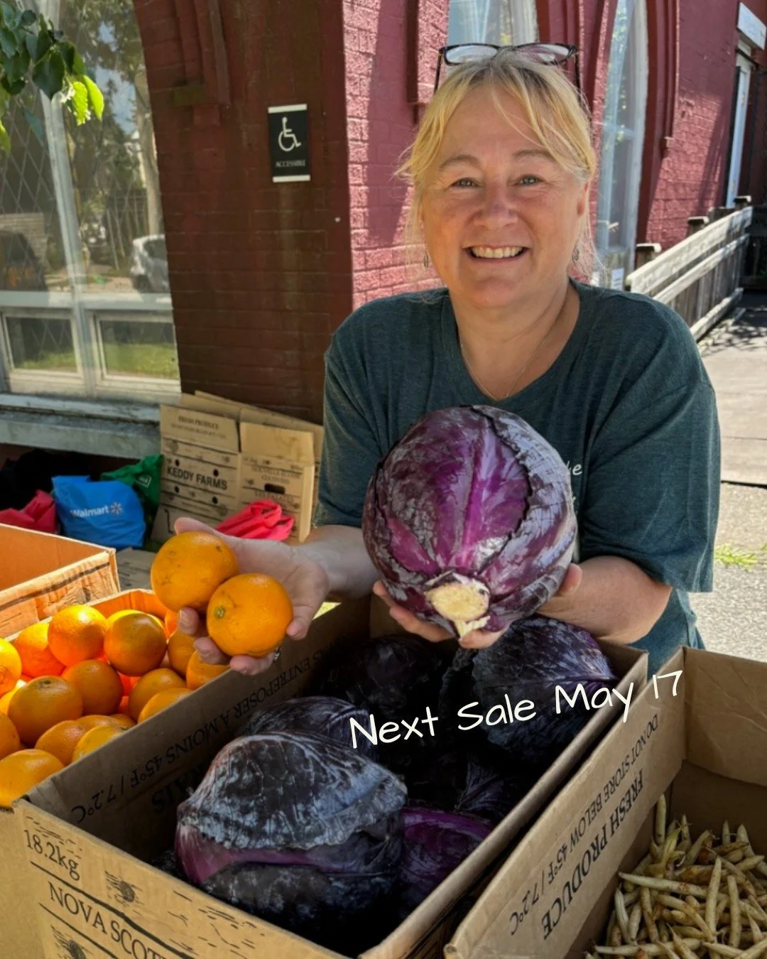 Only two days until our May Sale!! Our veggie sale is taking place this Sunday, May 17 at 2700 Robie St from 10:30 am - 12 pm 🍅🥒

We will have more than 1400 lbs honeycrisp apples, oranges, tomatoes, cucumbers, green peppers, zucchini, buttercup sq