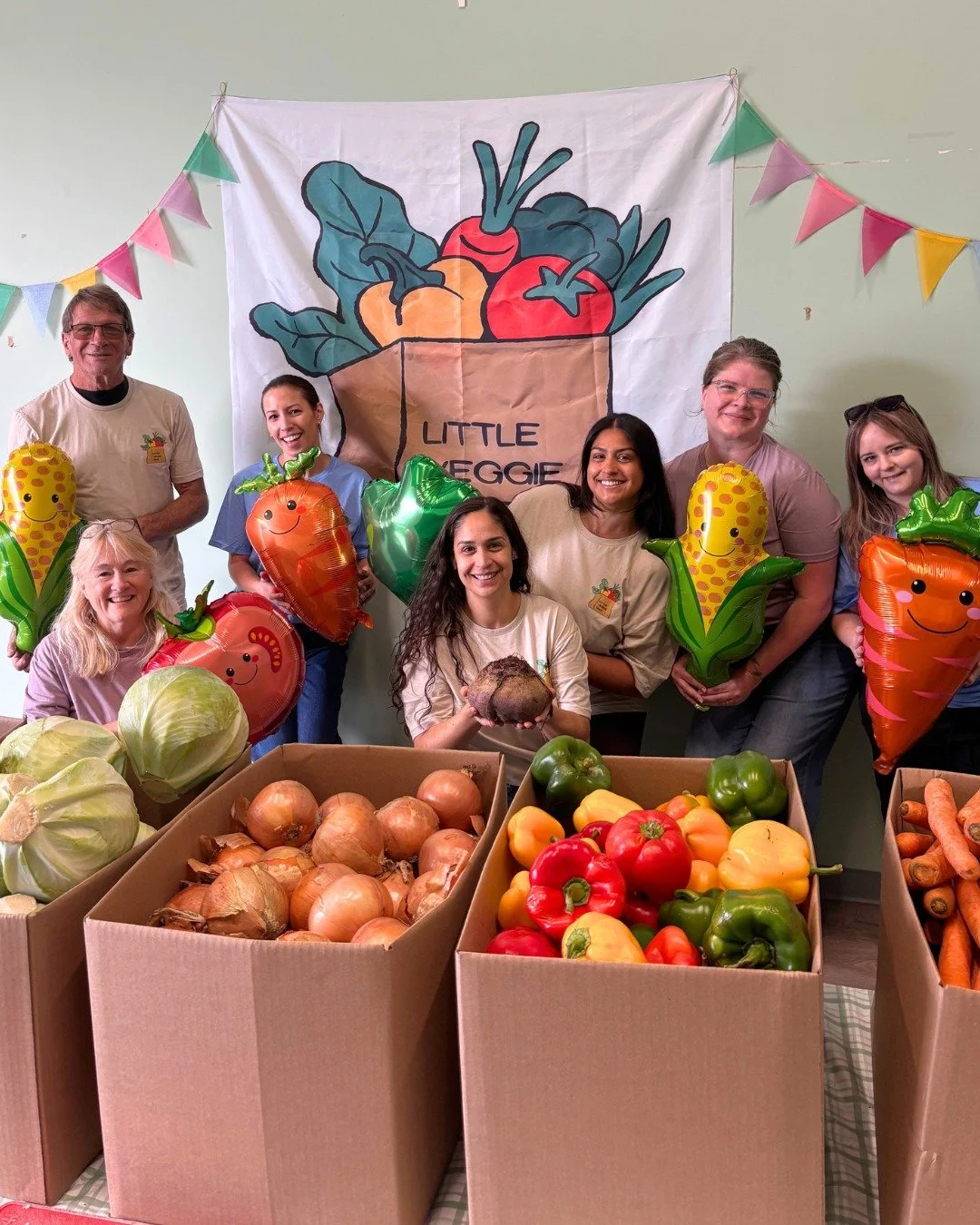 WOW!! What an incredible launch sale. In just 40 minutes, we sold 1800 lbs of produce. We surprised our community with cauliflower and red onions, and we even had new colouring pages for the little ones at our Community Table 🍅🌽

From the bottom of