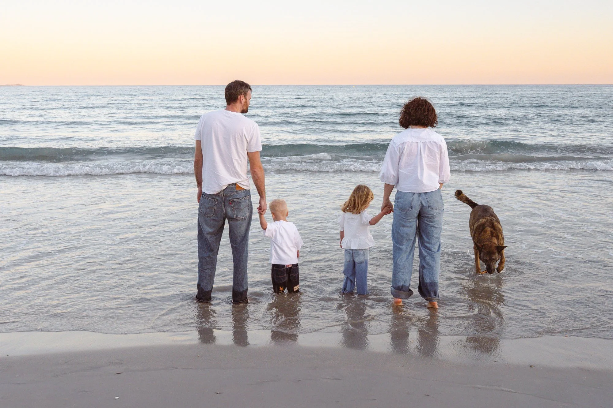 Séance famille au bord de mer