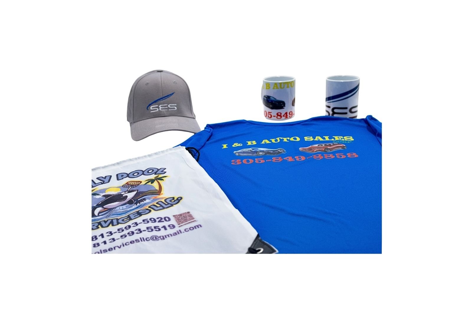 Sublimación de articulos promocionales para empresas en Southwest, Florida.