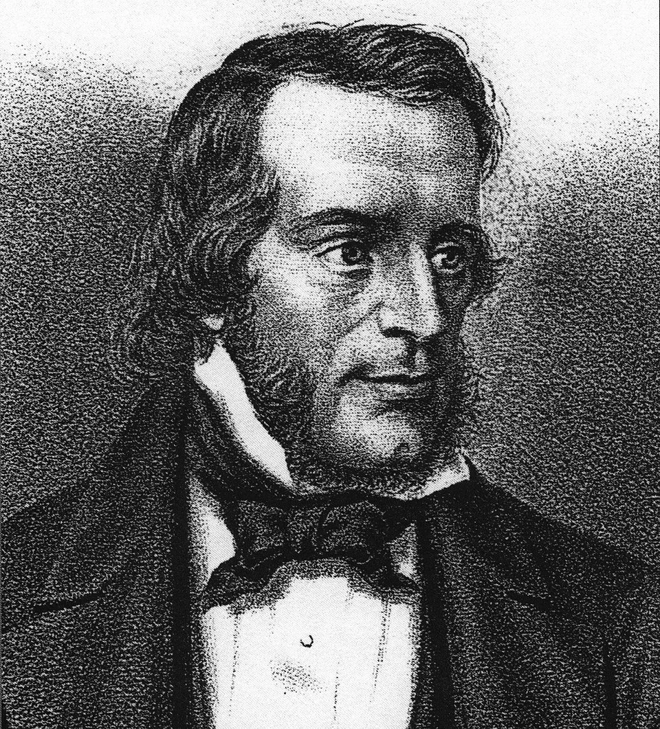 A portrait of Thomas Davis.