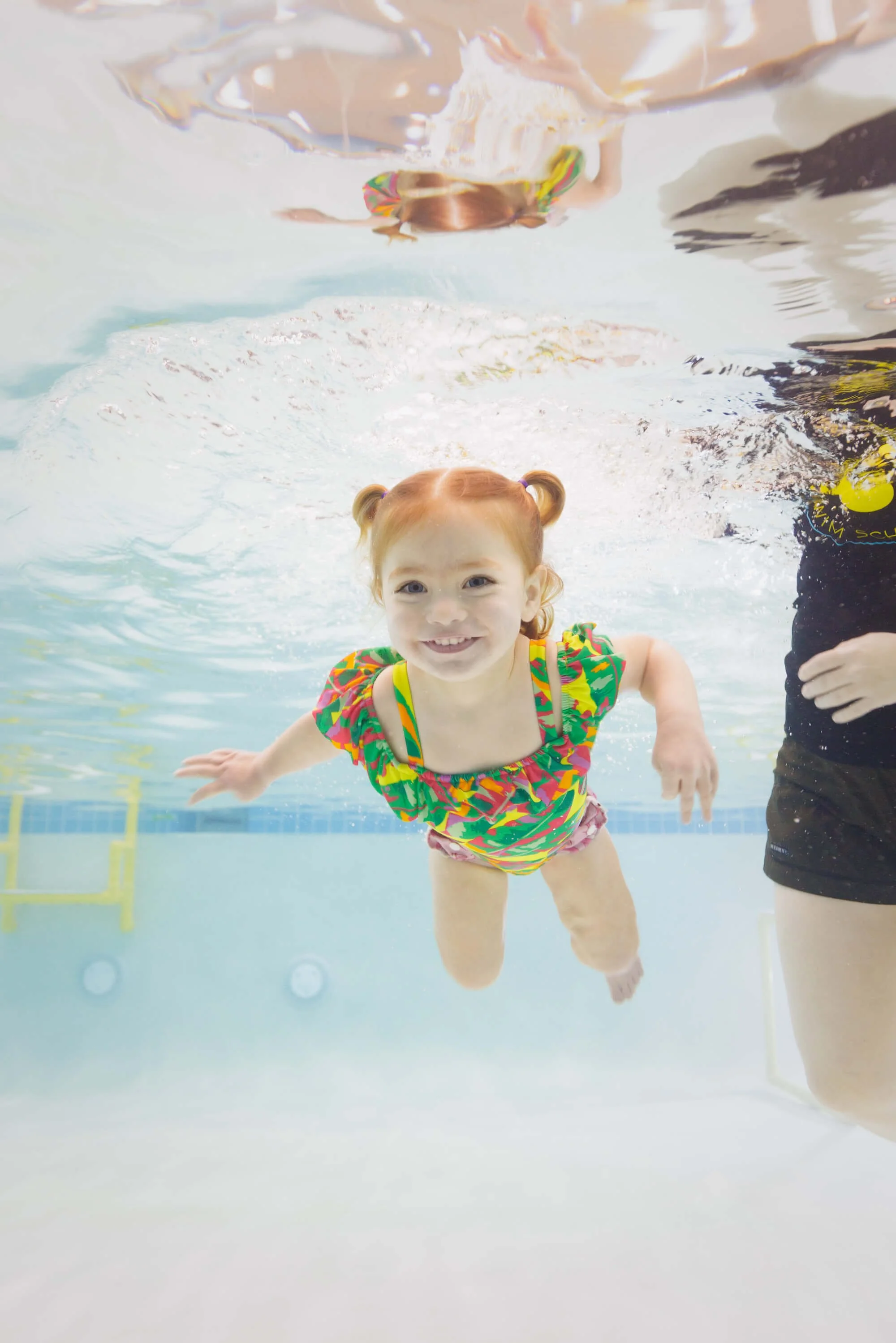 Confidence Comes First in swimming lessons