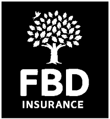 Logo of FBD Insurance with a tree above the company name and 'Insurance' text