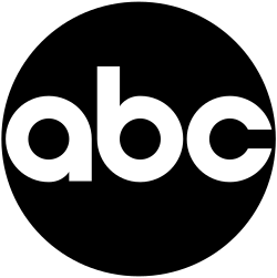 The ABC logo with lowercase white letters on a black background.