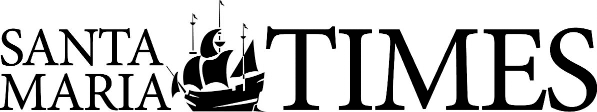 Logo of Santa Maria Times featuring text and a sailing ship illustration.