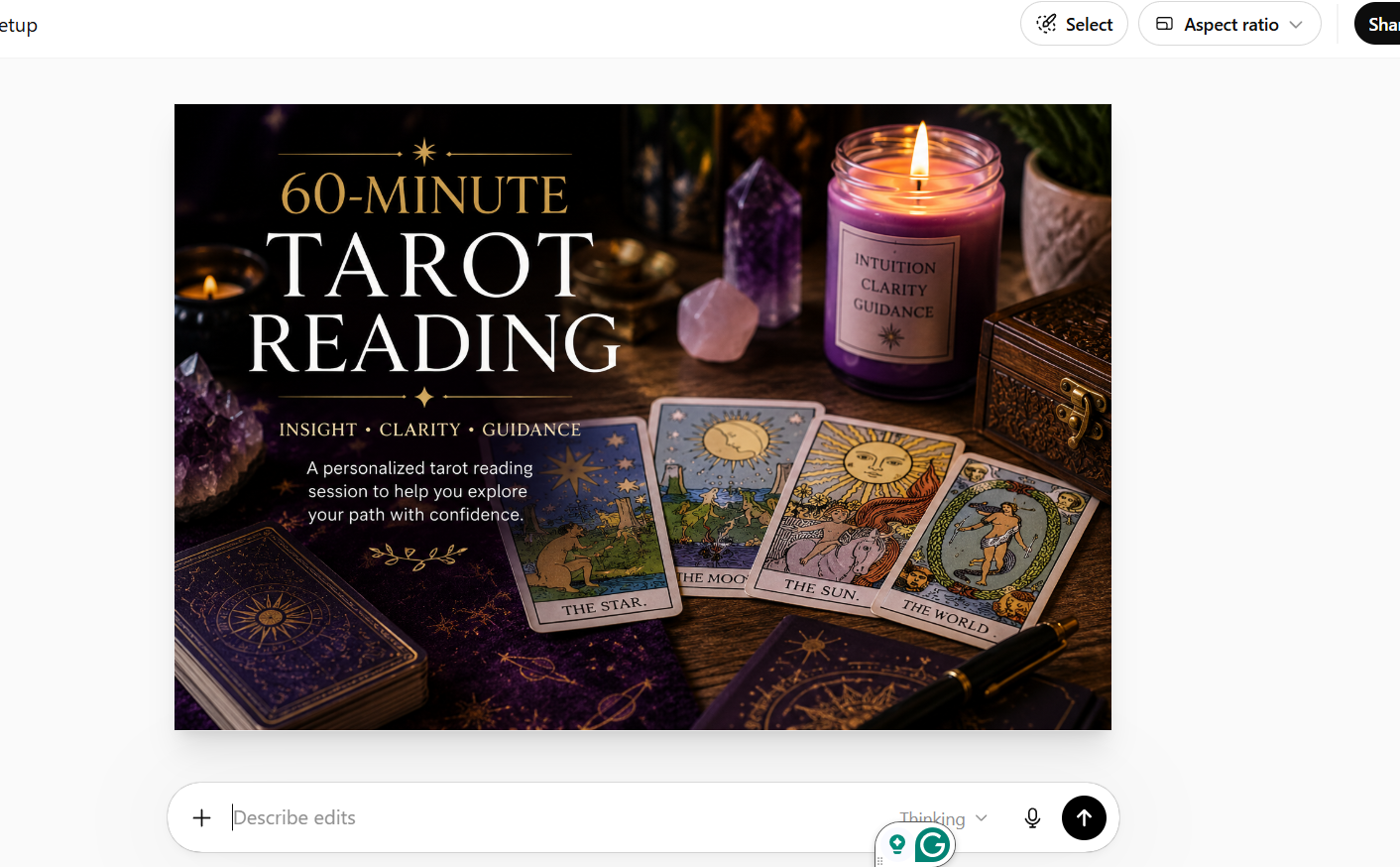 60-Minute Tarot Reading