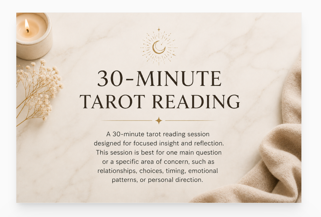 30-Minute Tarot Reading
