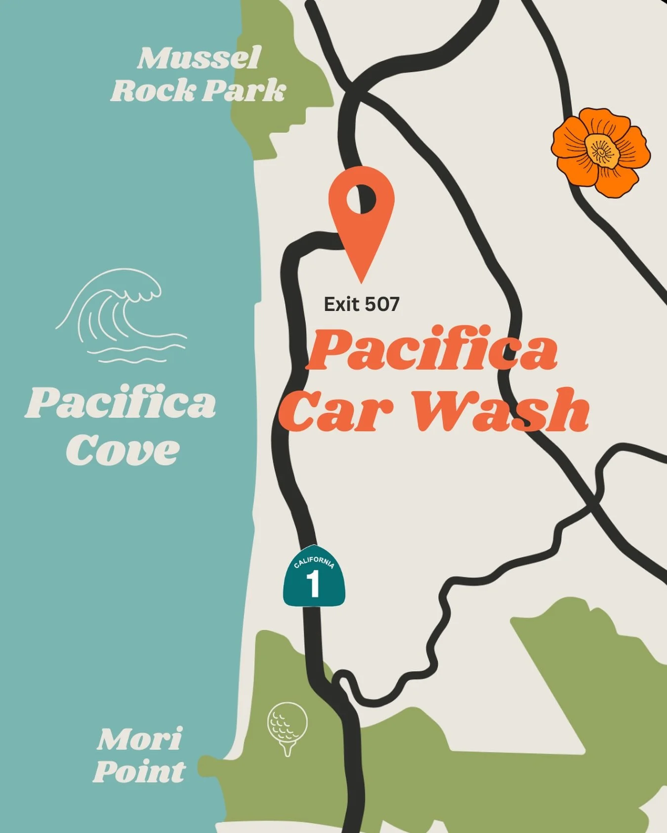 Home is where the car wash is.

Find us off highway 1, exit 507. Keeping Pacifica shiny since 1992 ✨🧼