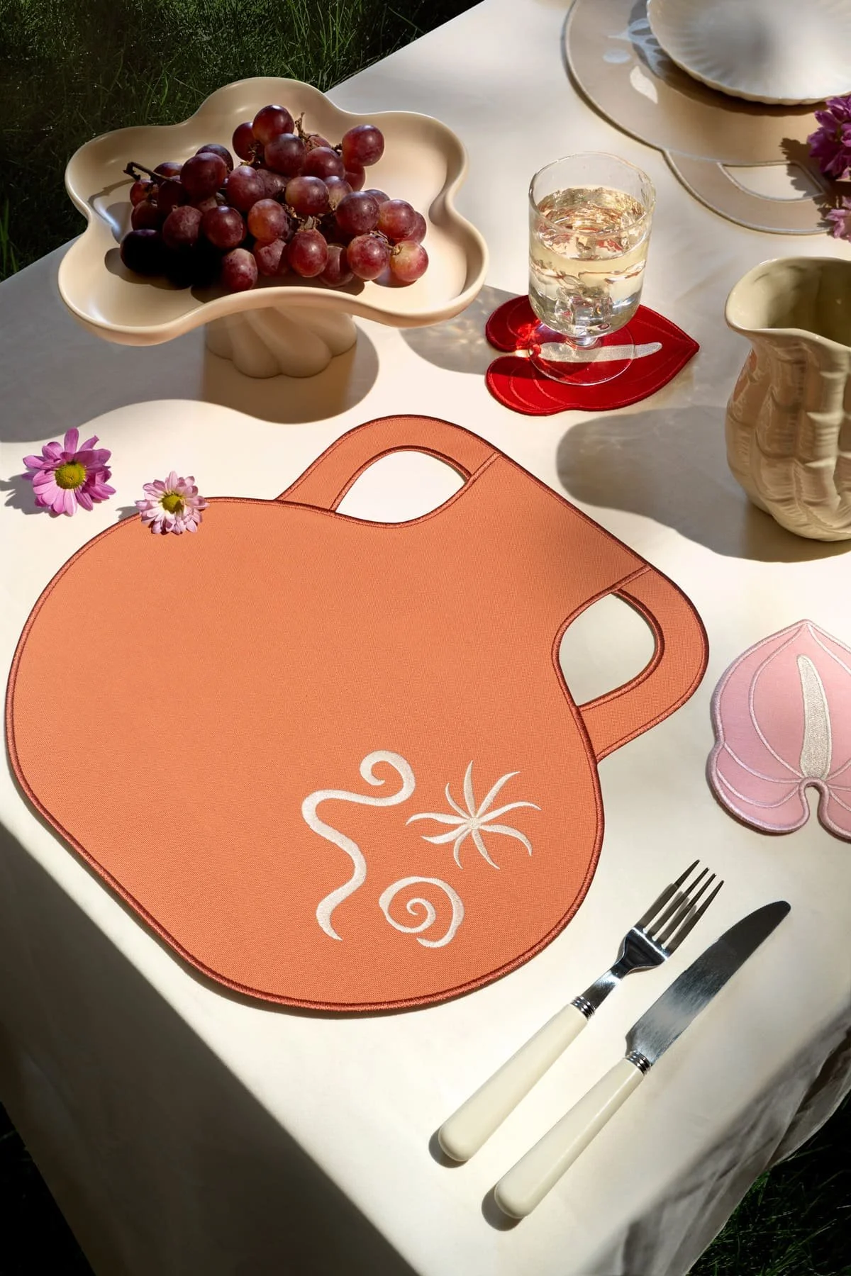 Terracotta Amphora Placemats (Set of 2)