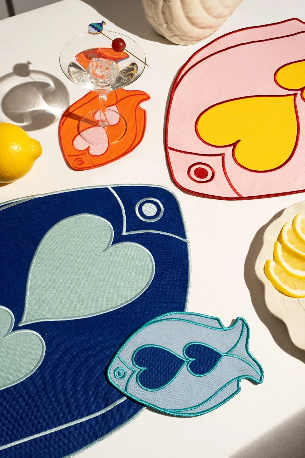 Fish Splash Placemats (Set of 2)