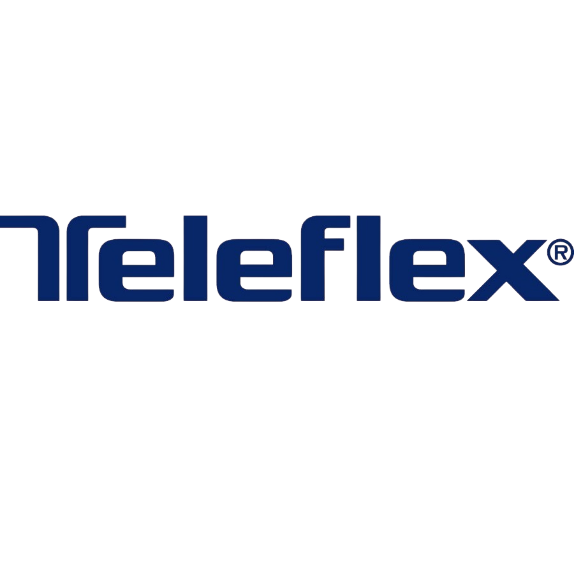Logo of Teleflex with blue stylized text.