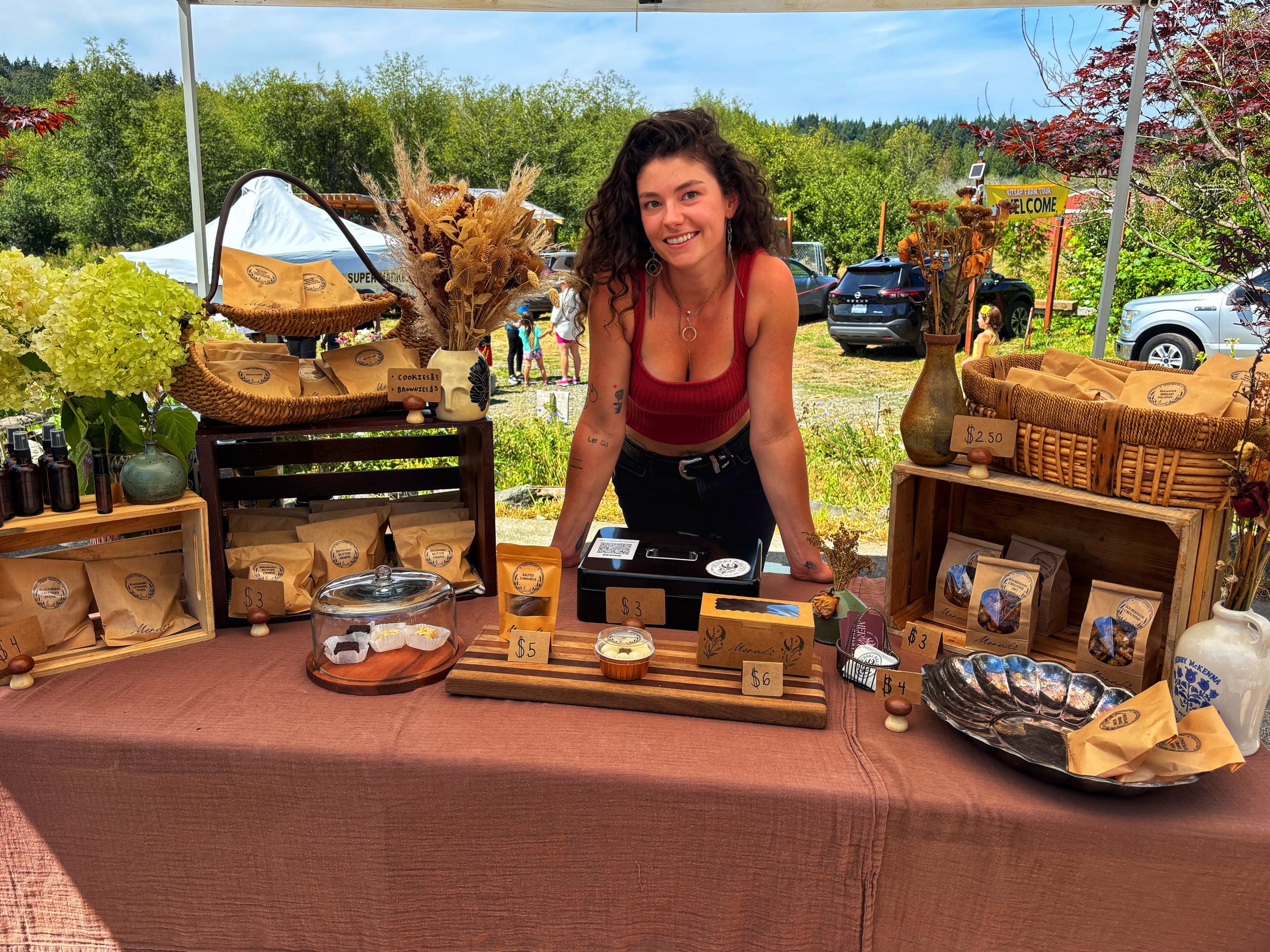 Meraki&rsquo;s debut @dragon_wheels_farm was everything I could&rsquo;ve hoped for and then some! Meeting new friends, talking to the community, and sharing food I made is this girls idea of a good time. A huge thank you to Ciprian for asking me to b