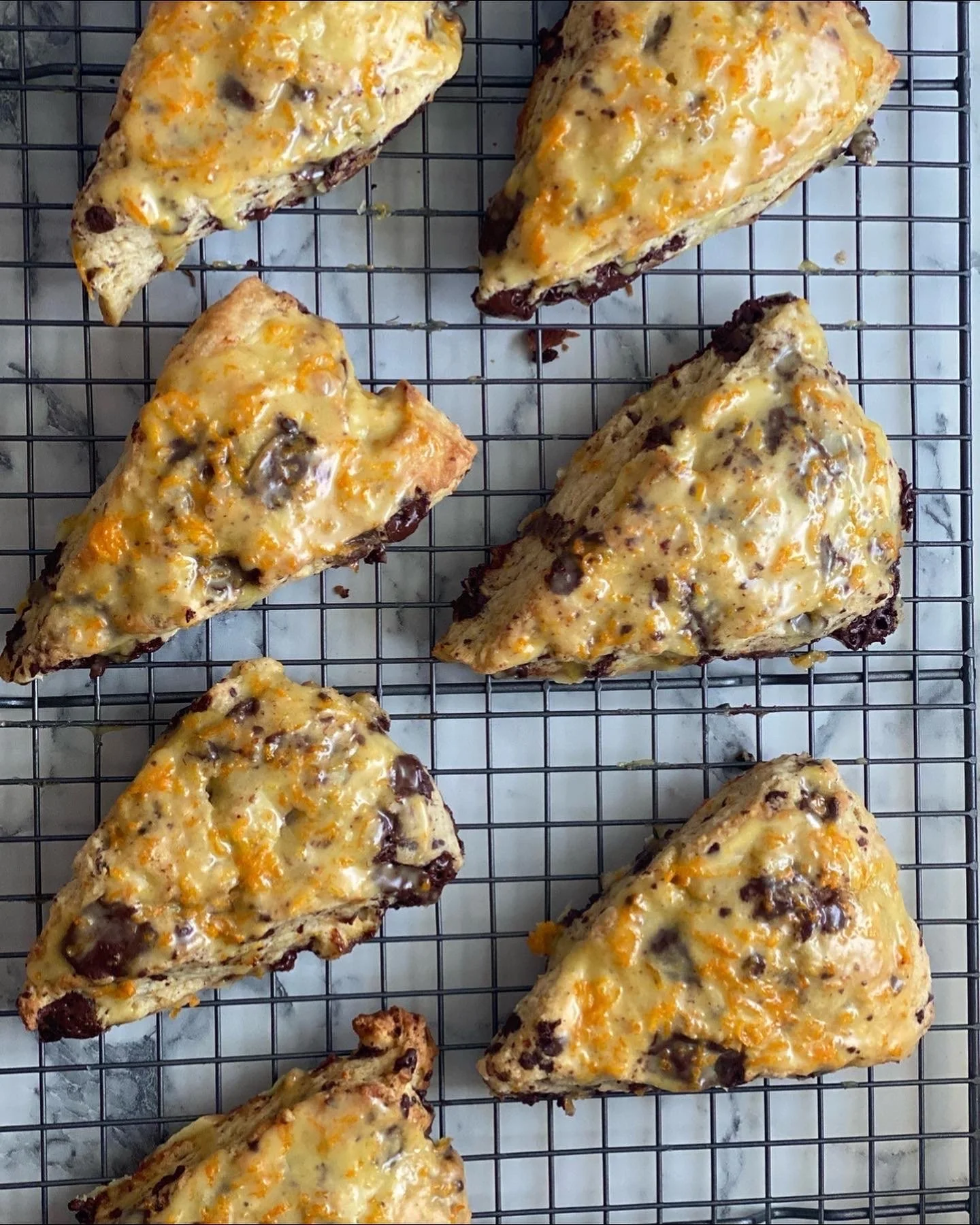 Chocolate, Orange Scones