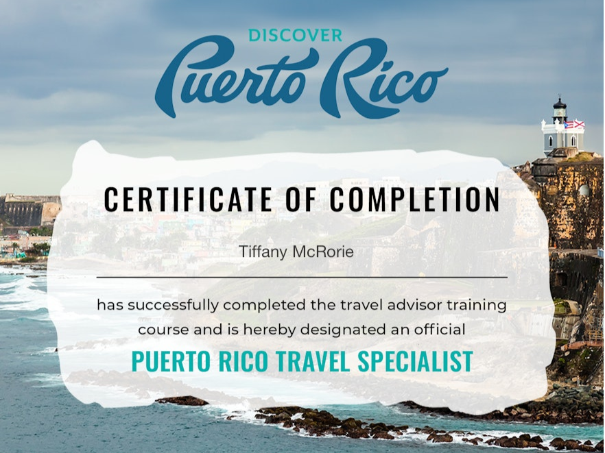 Puerto Rico Travel Specialist 