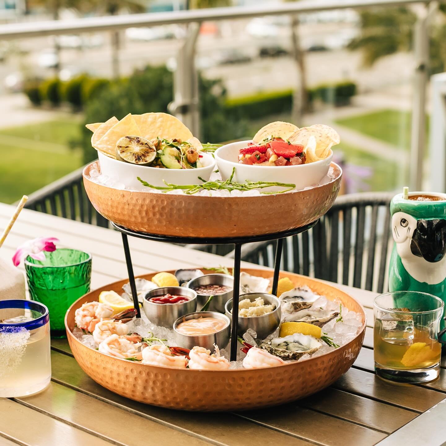 Hooked on Happy Hour? Join us every Sunday through Wednesday from 4&ndash;6pm for a lineup of delicious specials that&rsquo;ll make your taste buds sing, including:
.
🌮 Dorado Fish Tacos &ndash; corn tortillas packed with avocado smash, grilled onio