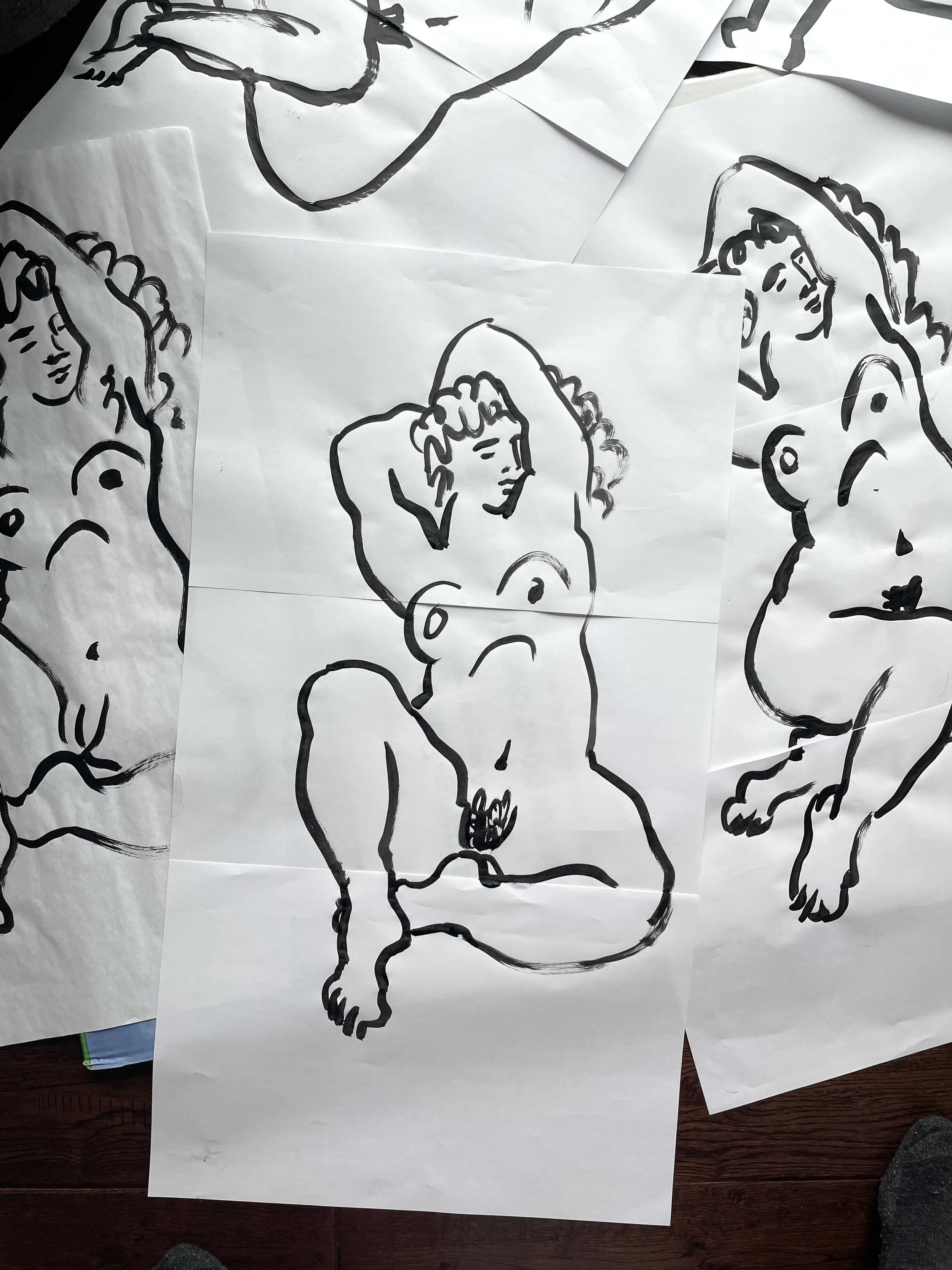 Hand screenprinted textiles