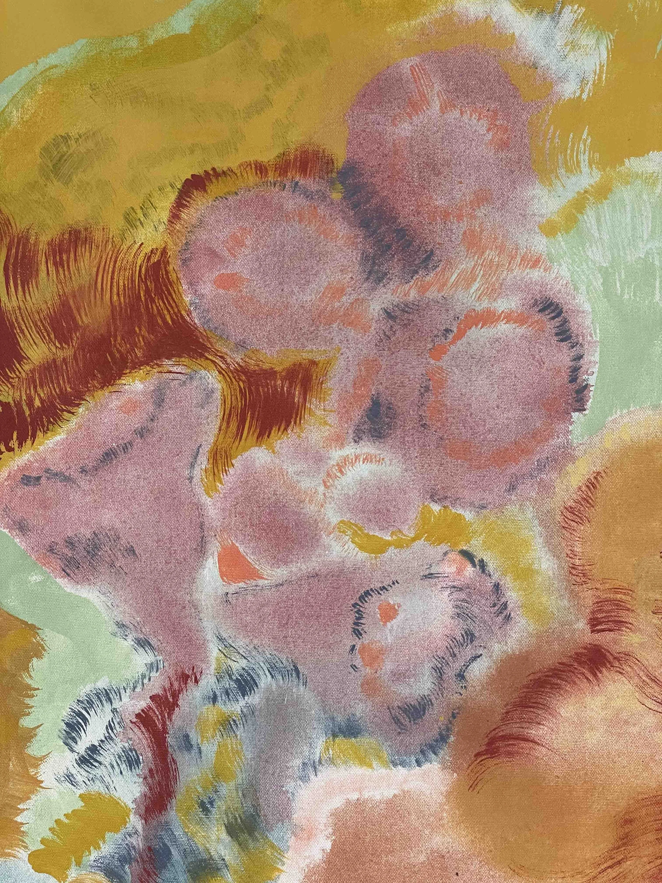 Detail, Acrylic painting on canvas. Charlotte Ruby Campbell