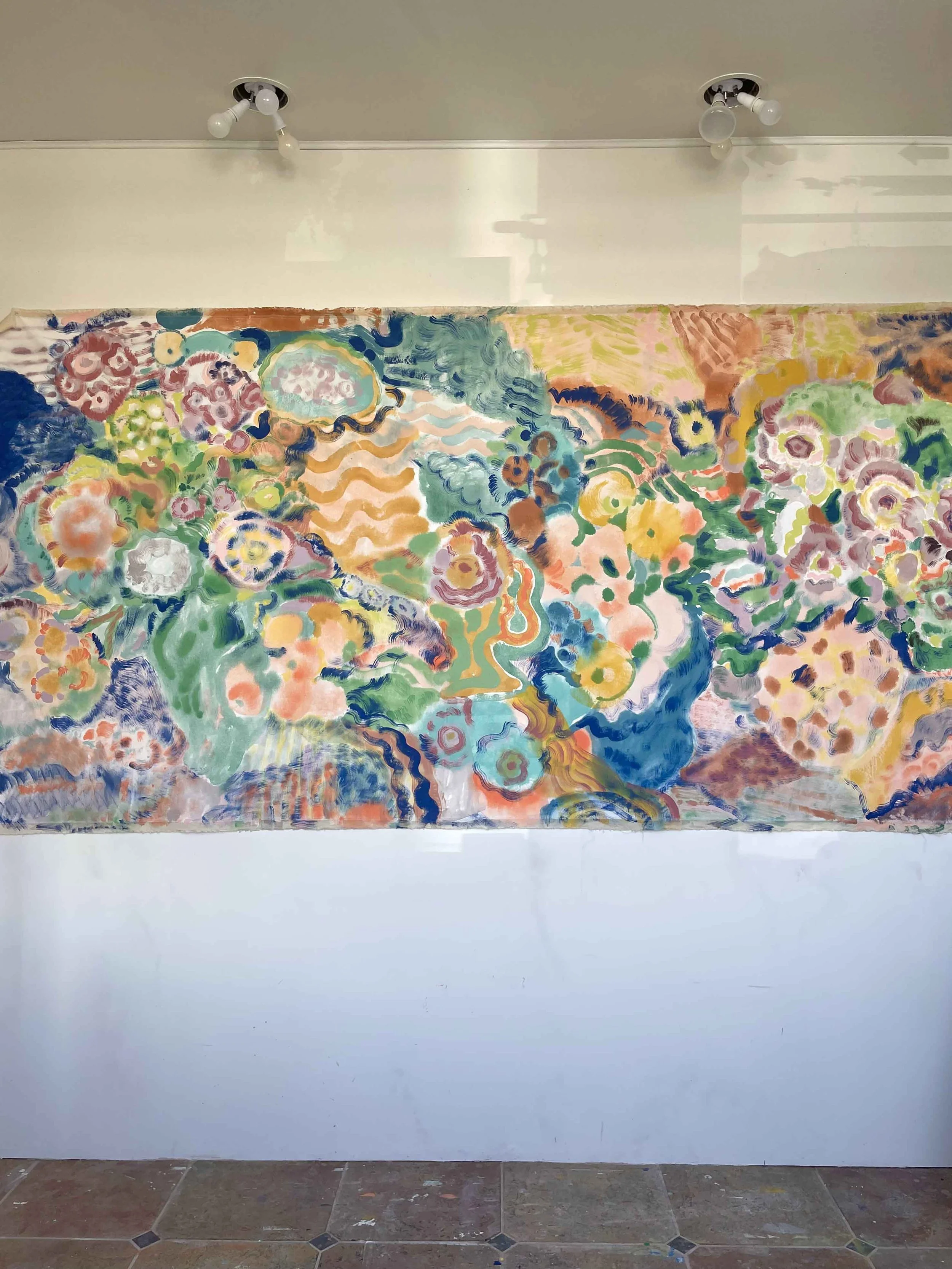 Summer Fruits, Acrylic on canvas