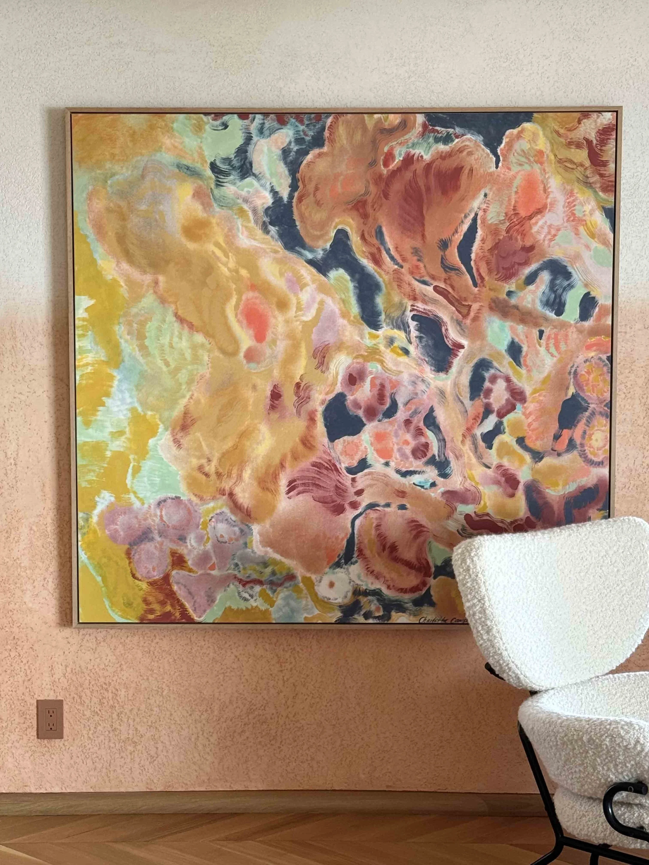 Acrylic painting on canvas. Charlotte Ruby Campbell