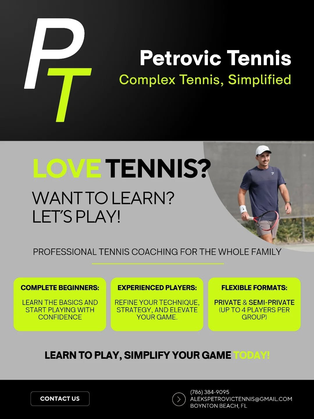 Stop overcomplicating your swing. ❌

This summer, we&rsquo;re breaking down the game from the ground up&mdash;elite fundamentals, sharper footwork, and zero wasted movement. Professional coaching for all levels and the whole family.

Spaces are filli