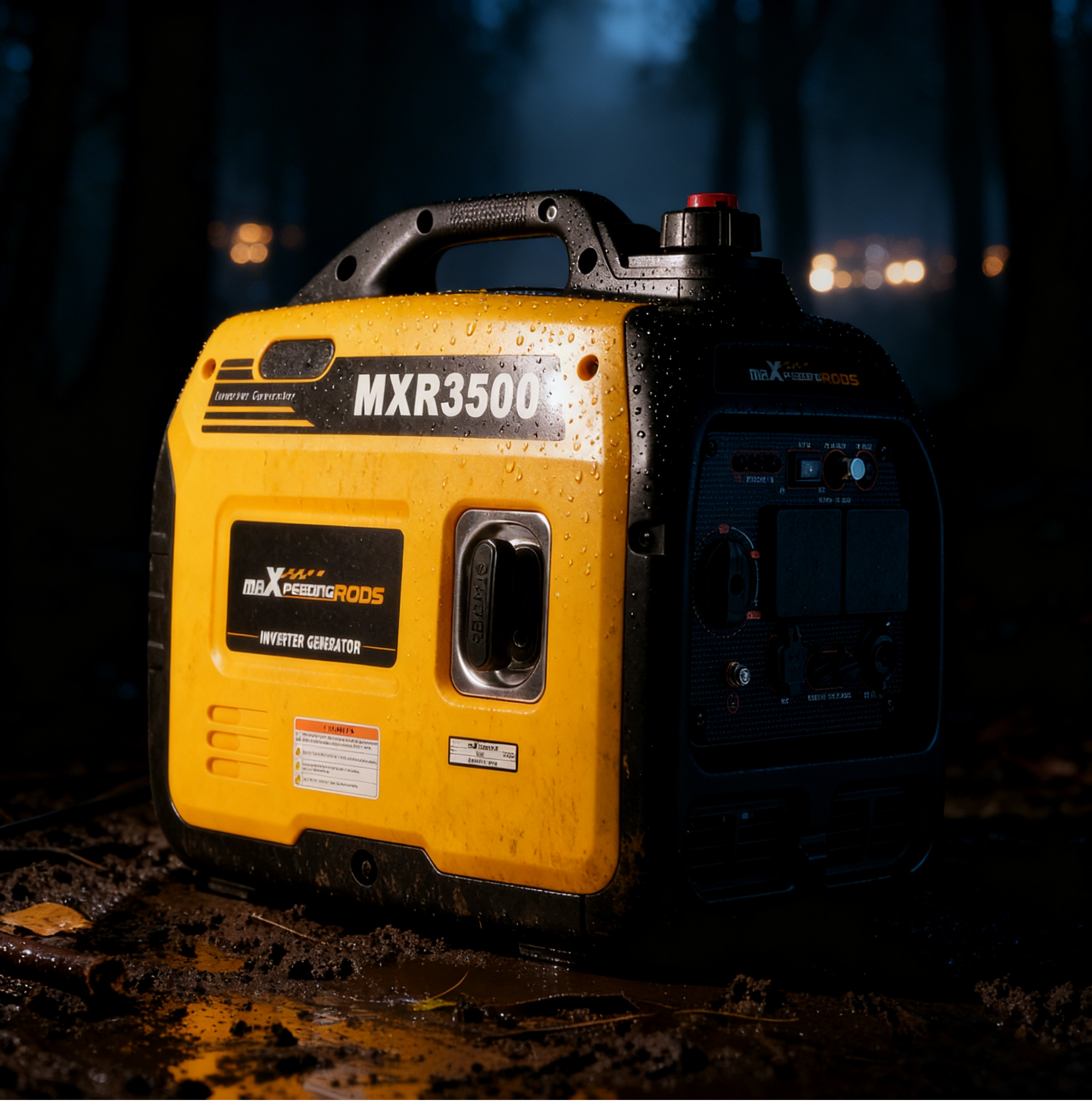 Maxpeedingrods MXR 3500 Petrol Generator

Petrol beast. Three thousand five hundred watts—runs charges my whole system just running an hour a day, seven quid a week.