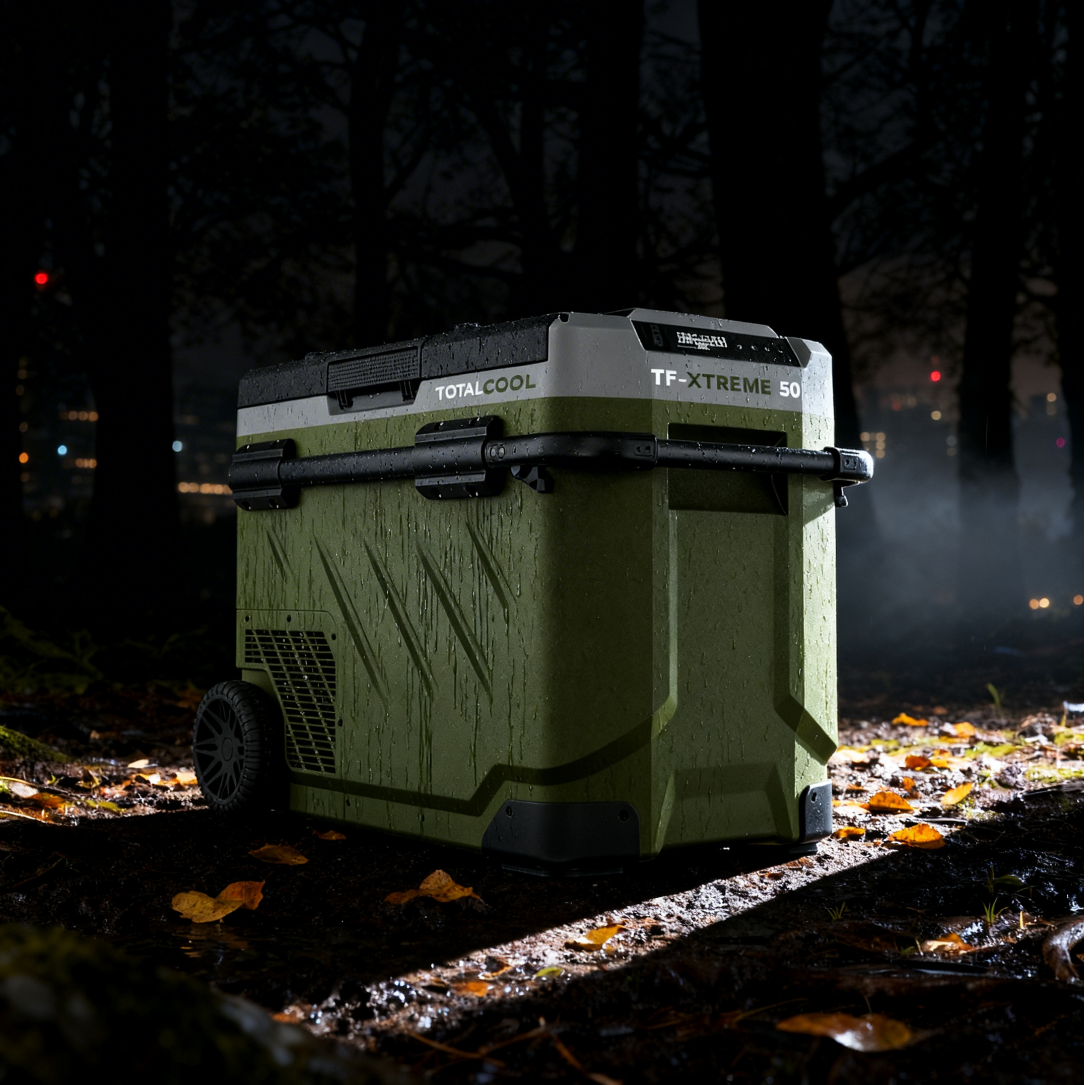 This is the TotalCool TF-Xtreme 50 — 12v/24v fridge freezer built for real off-grid environments.