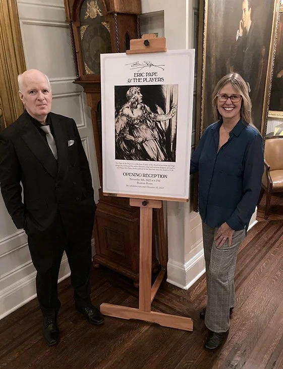 Dr.Conn Art Conservator Jill Pratzon Pape at Players.jpg