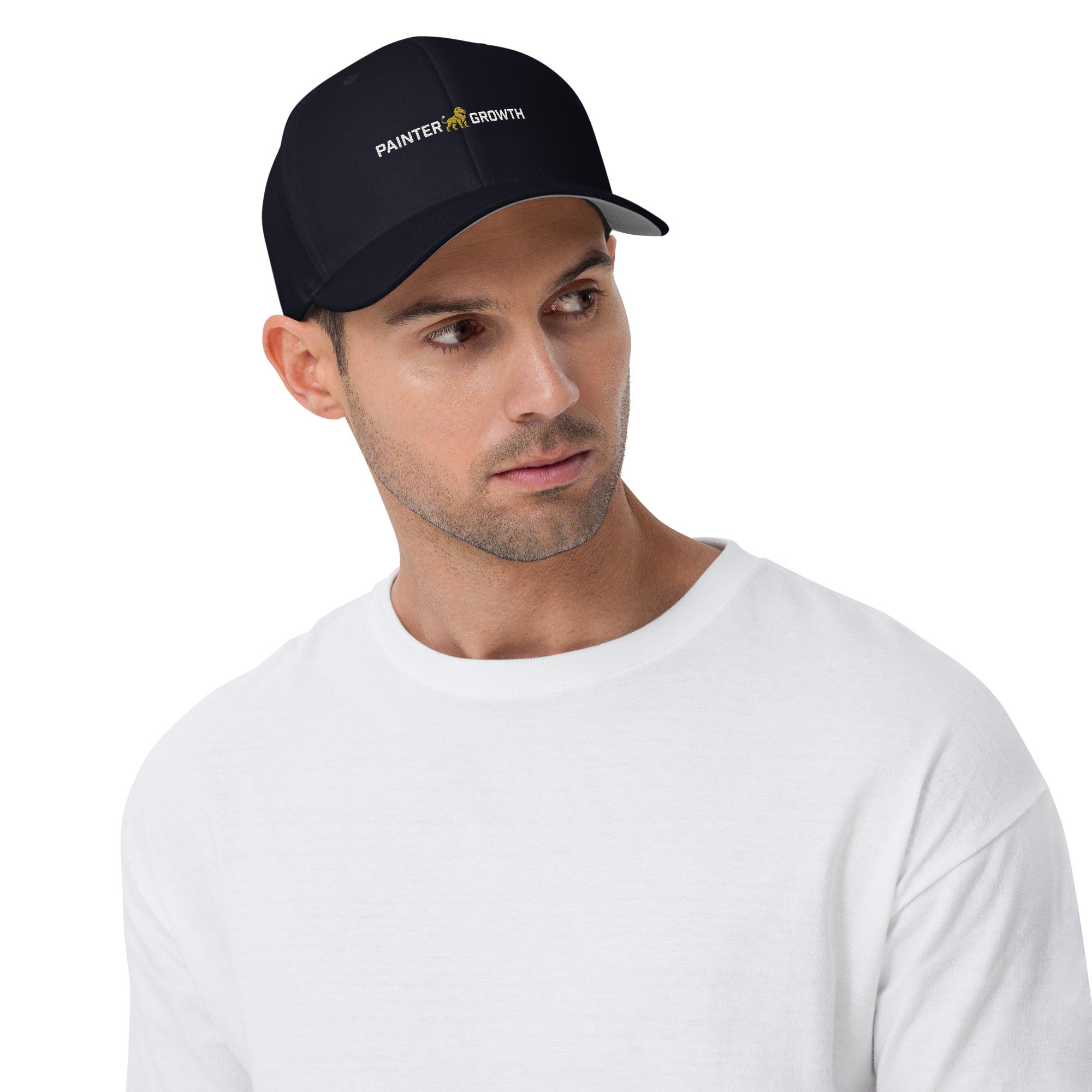 Structured Baseball Cap Embroidered - Dark Navy