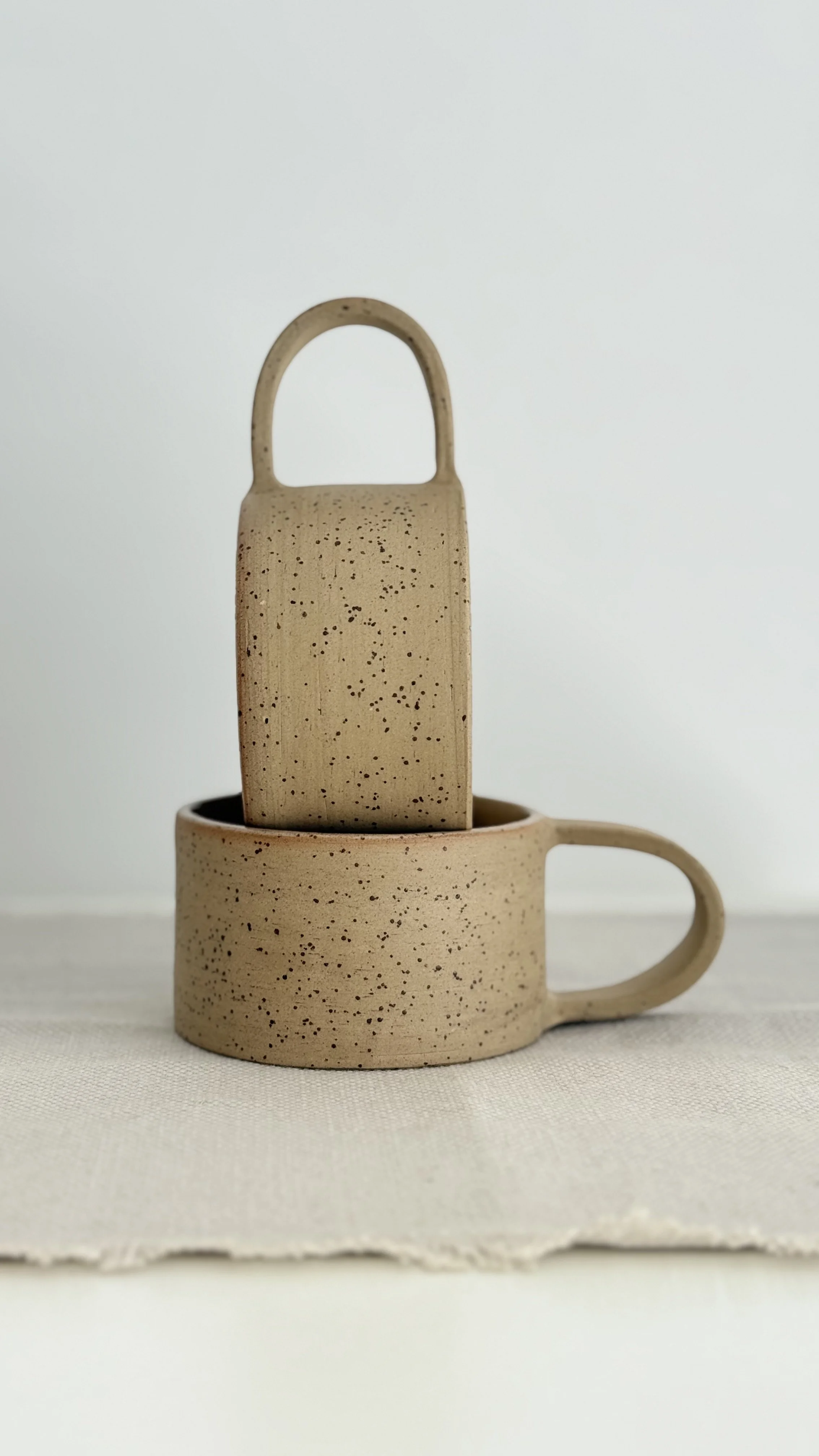 chunky speckled americano cups
