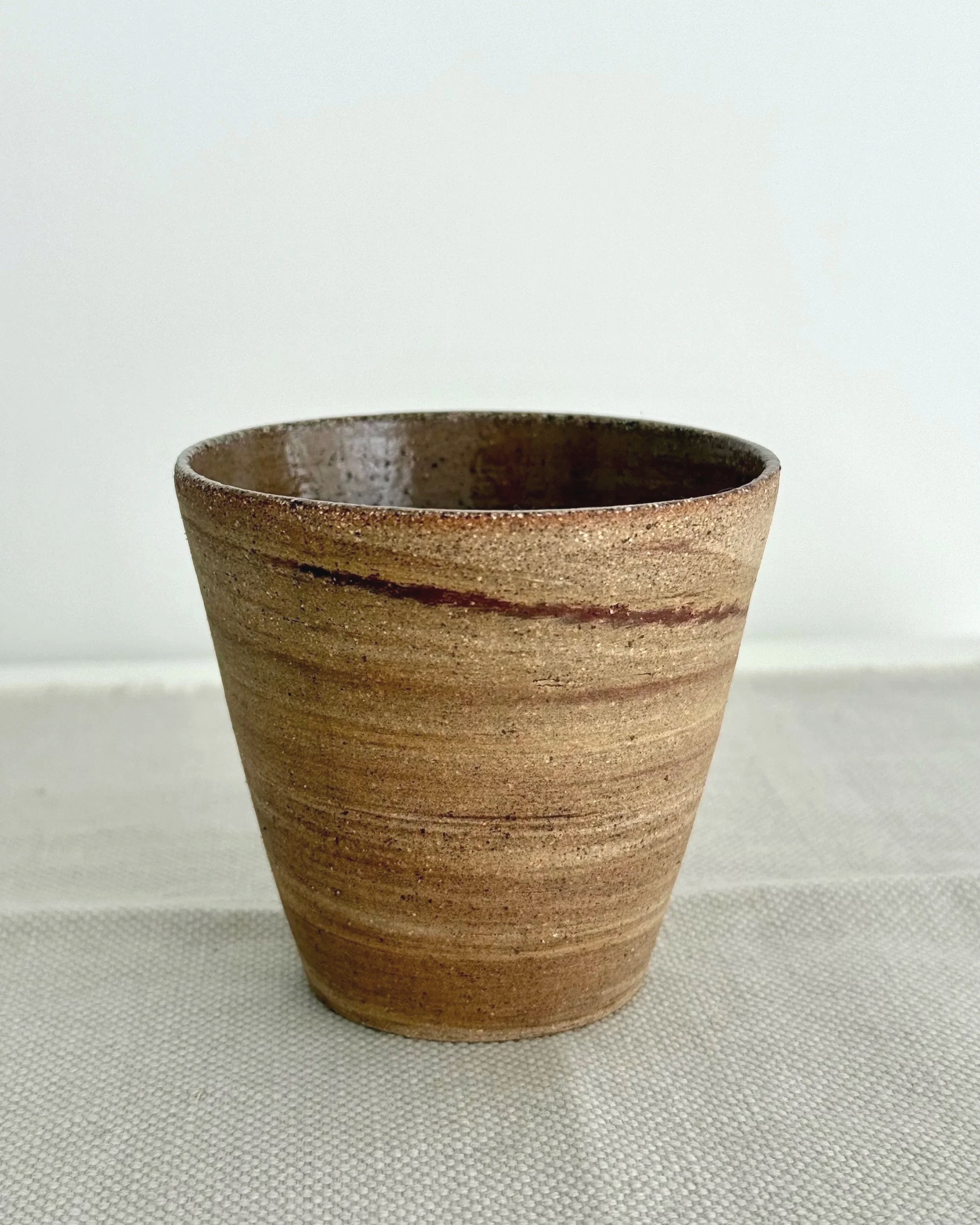 earthy textured drinking vessel