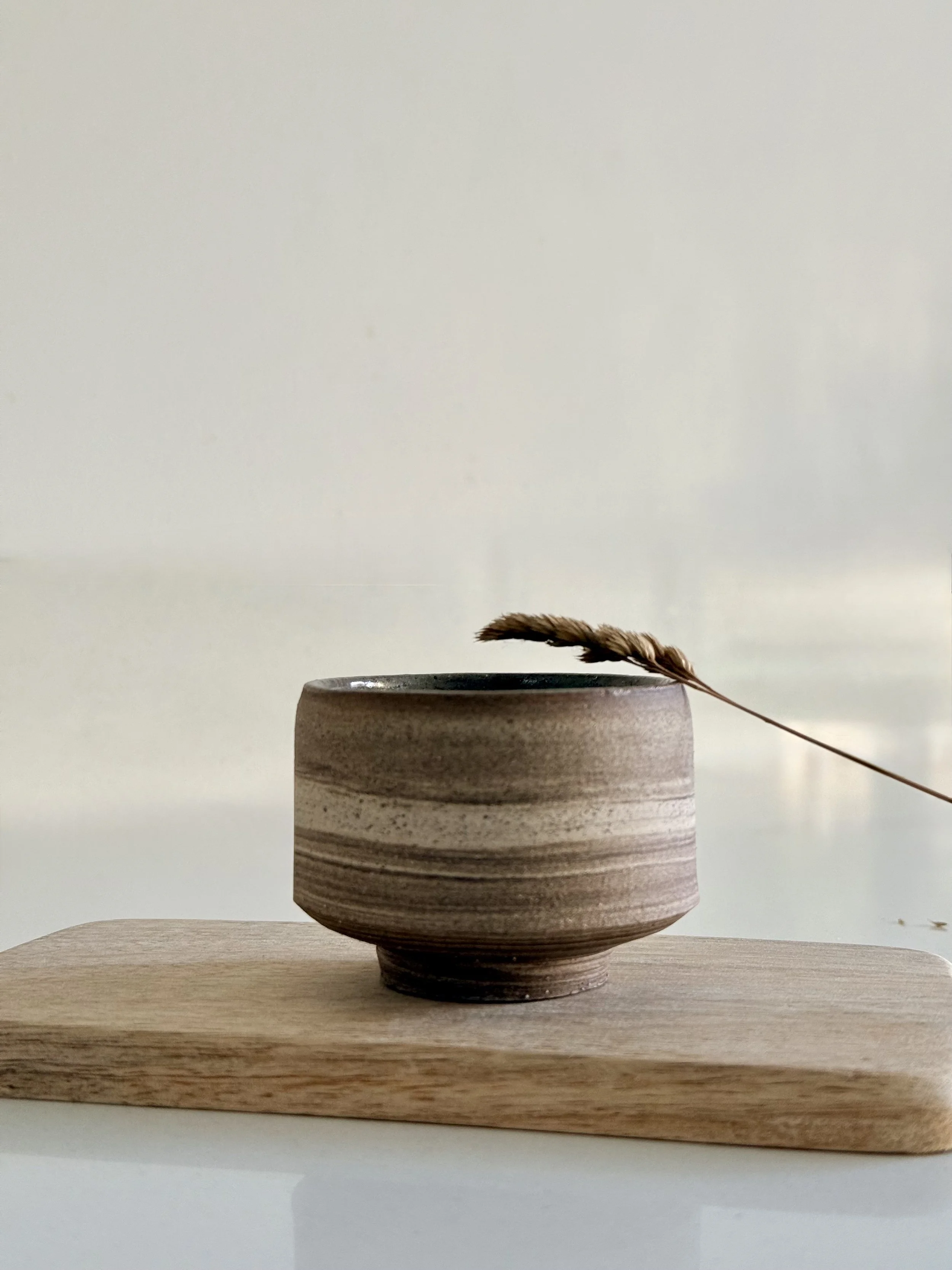 Japanese inspired stacking cup