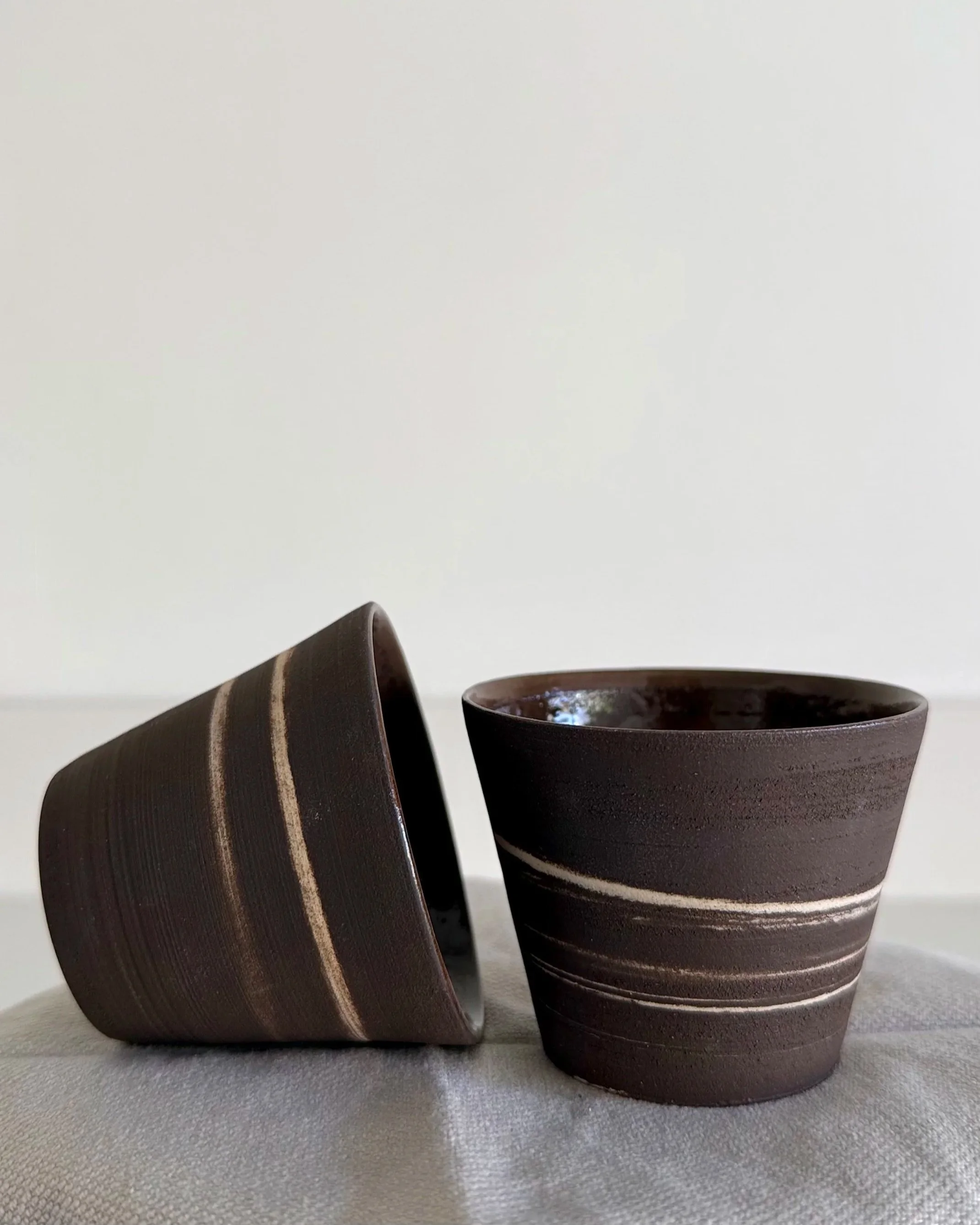 Japanese inspired yunomi cups