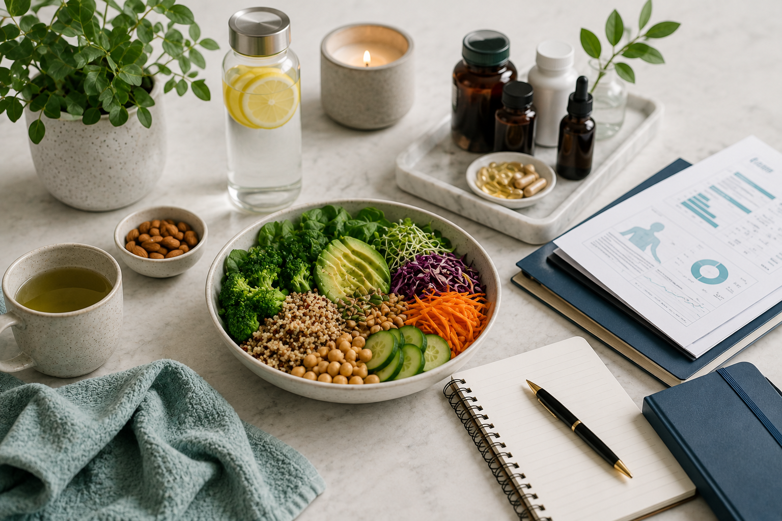 The Transformational Health Plan includes foundational functional testing, advanced functional testing, a customized health protocol, and 6 months' worth of health coaching sessions with Heath LaRue.
