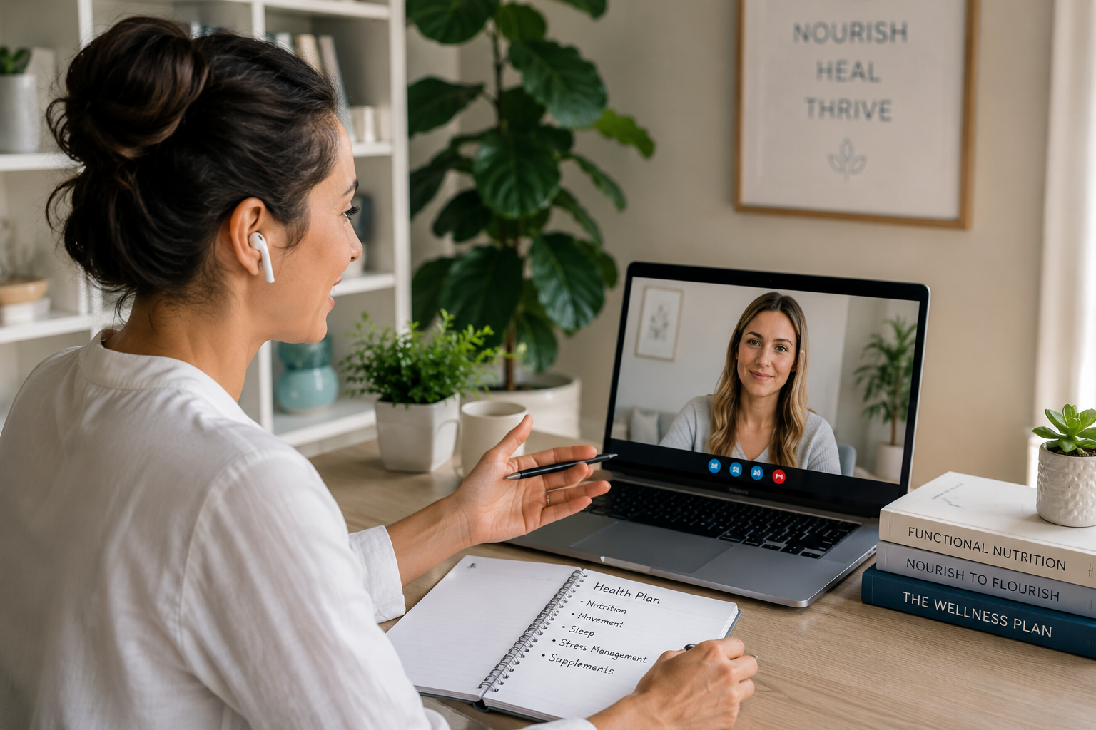 Functional heath coaching with Heath LaRue will provide the ongoing guidance and motivation to get your health on track and keep it there.  Sessions are held virtually, via video conference.