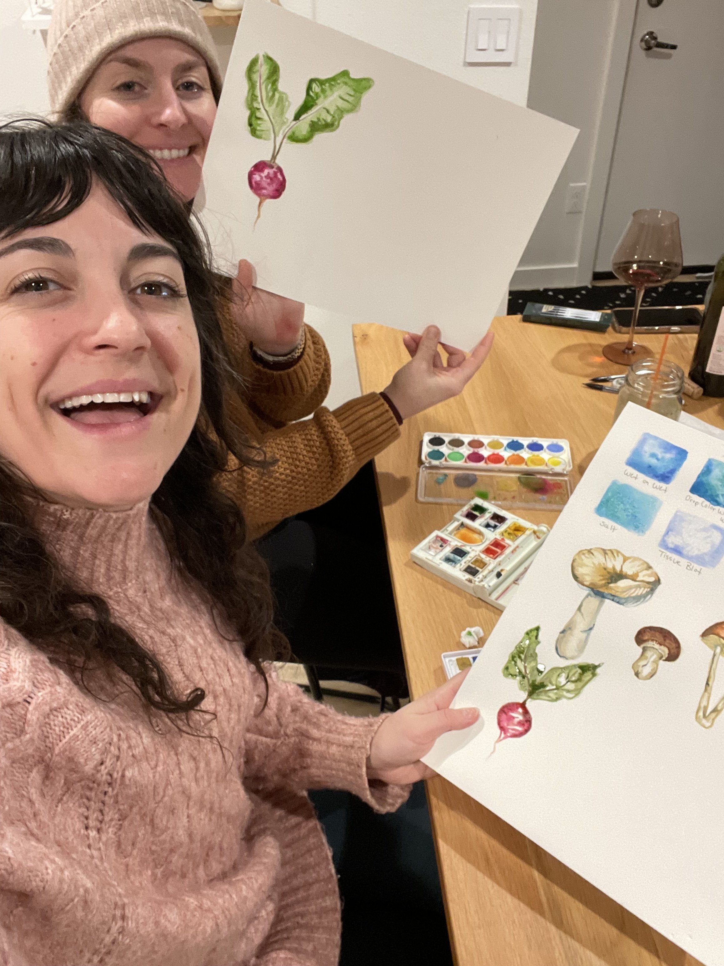 Watercolor fun to keep the winter blues away