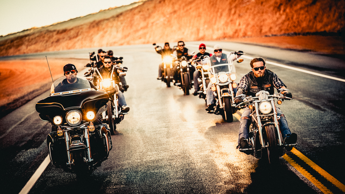 Brothers of Legion Motorcycle Club ride
