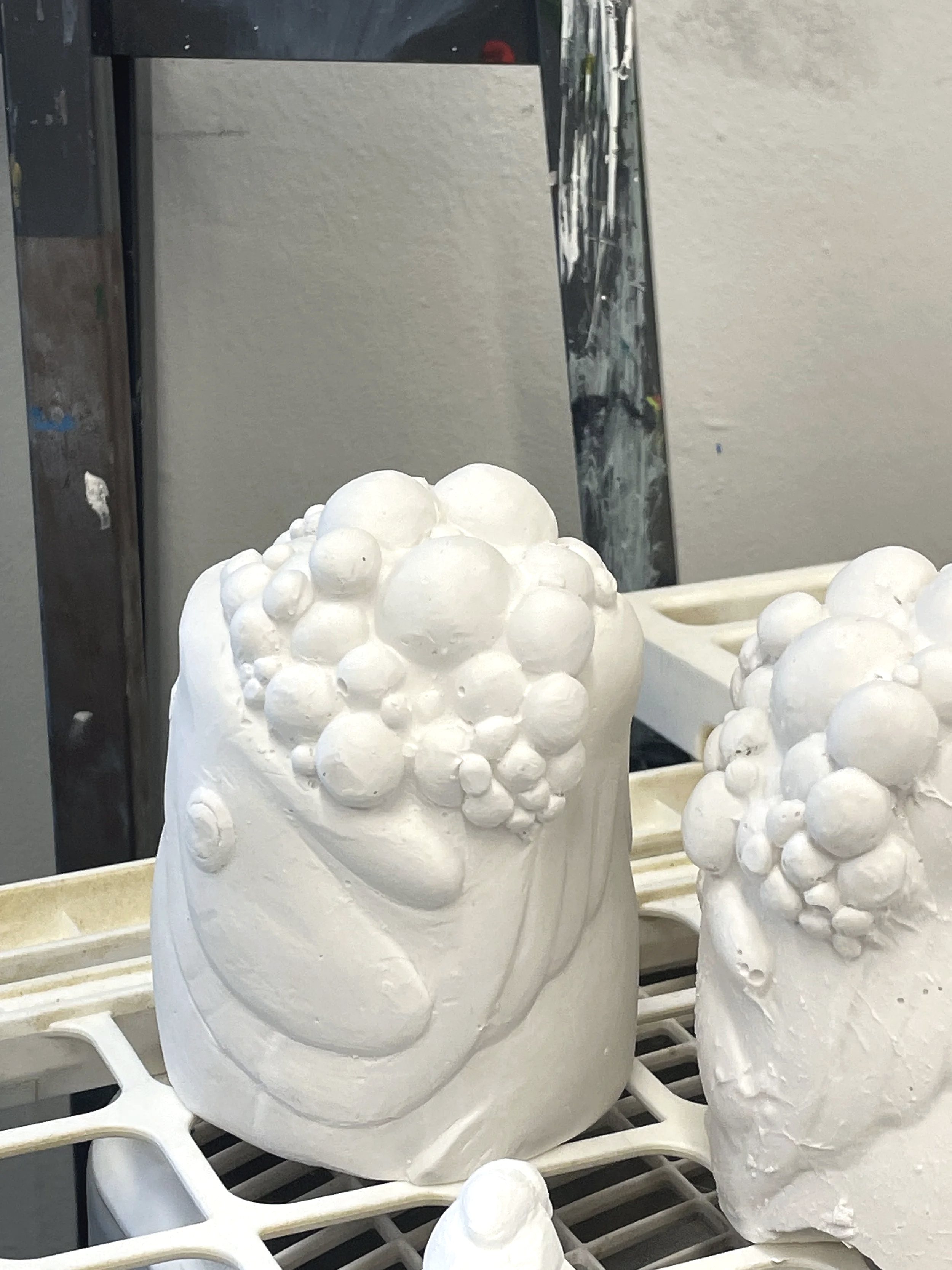 "Bubble mouf" before it was painted/sanded, 2025.