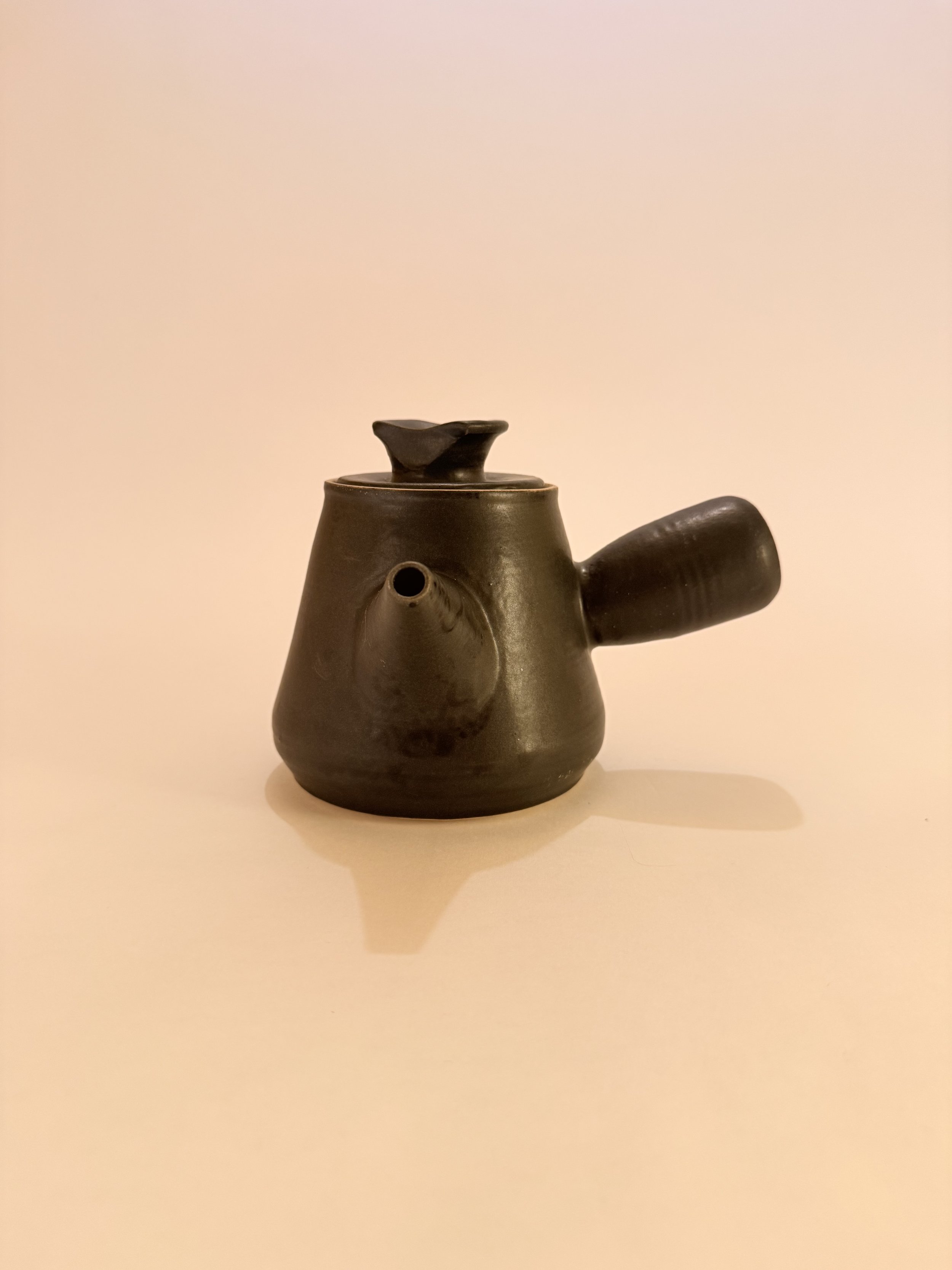 Matte Black Teapot