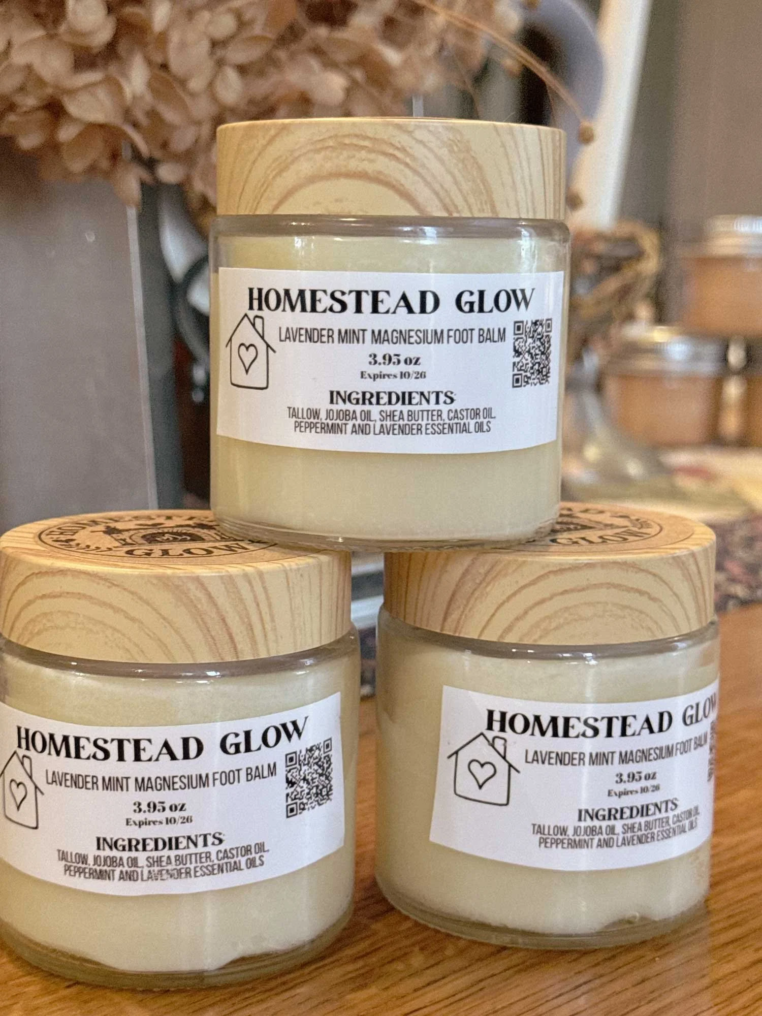 Homestead Glow Tallow Products