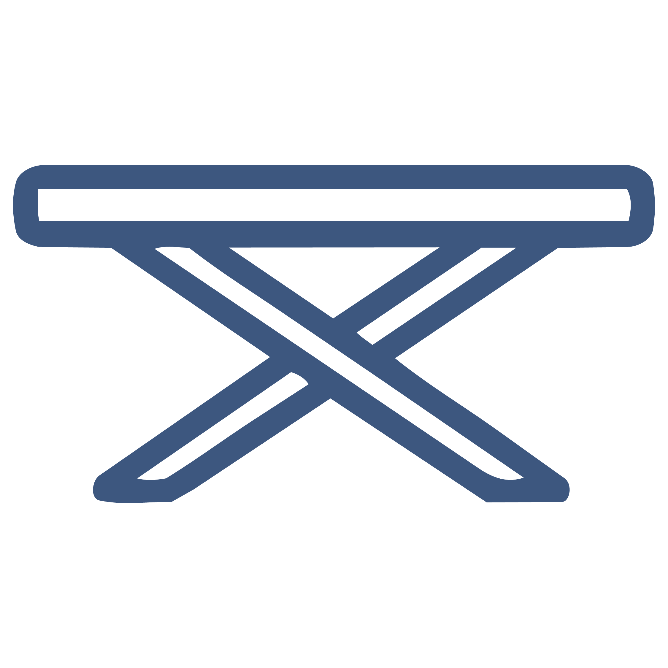 A star-shaped diamond icon with a blue outline on a black background.