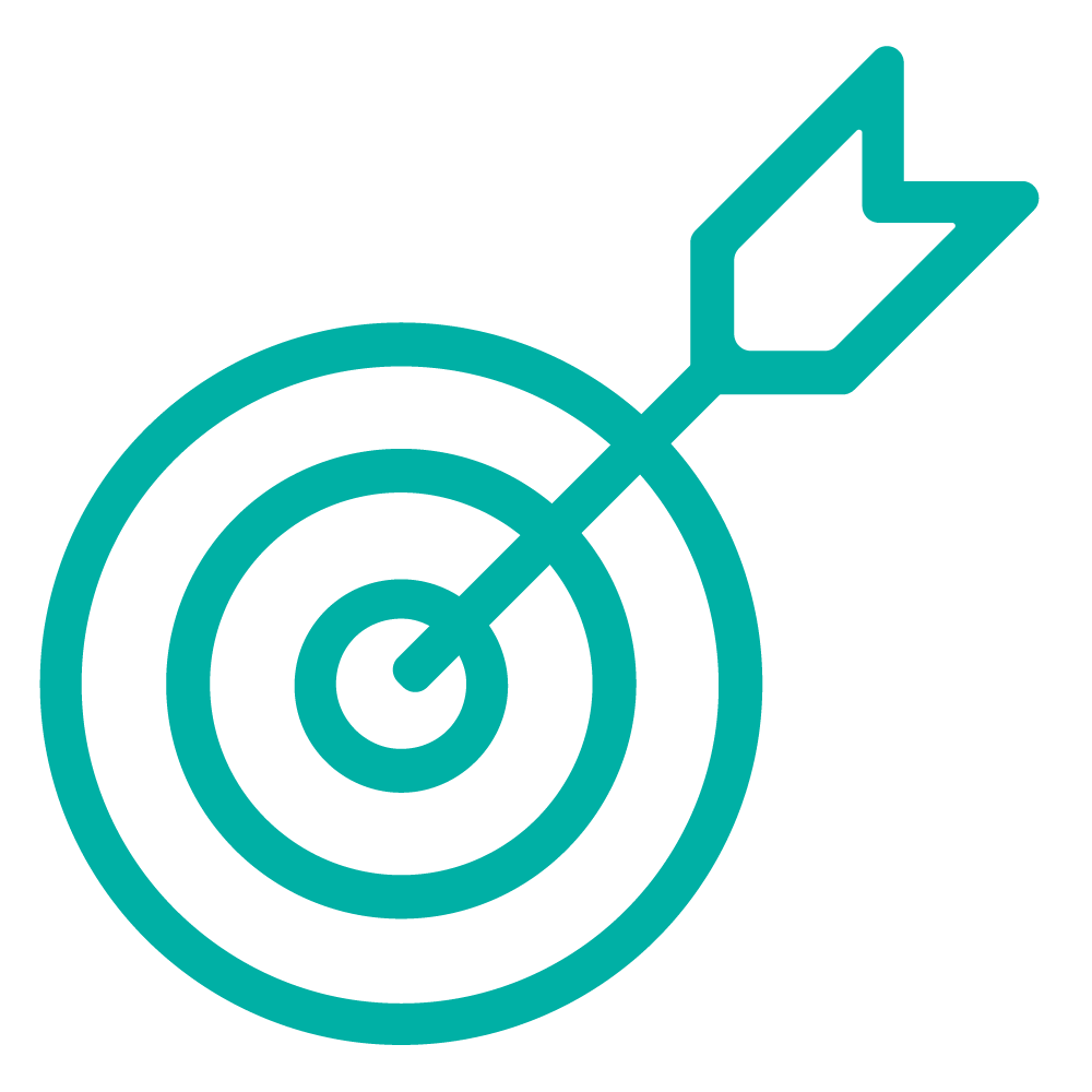 Icon representing Cagent Vascular's focus on clinical outcomes and results