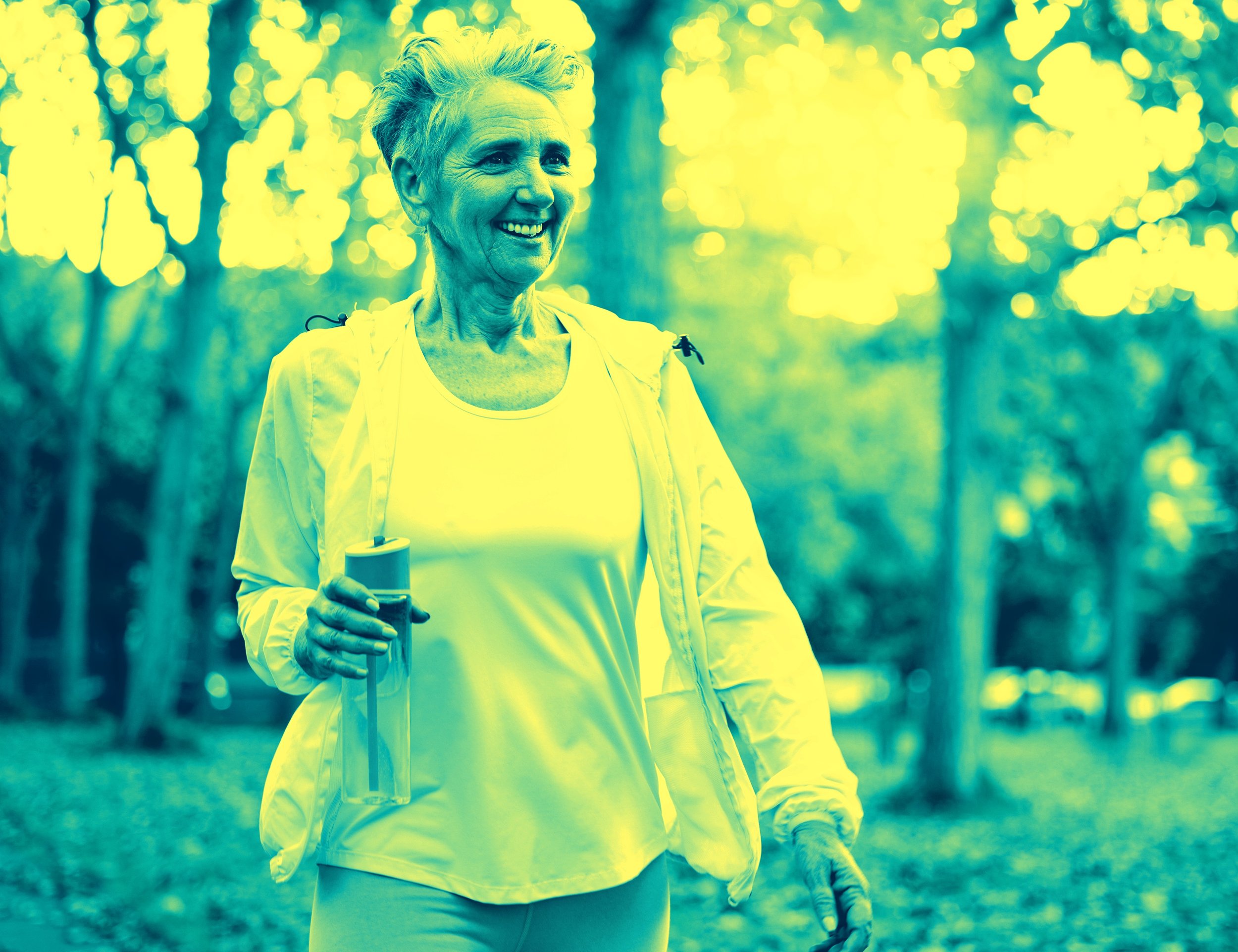 PAD patient regaining mobility after successful peripheral artery disease treatment