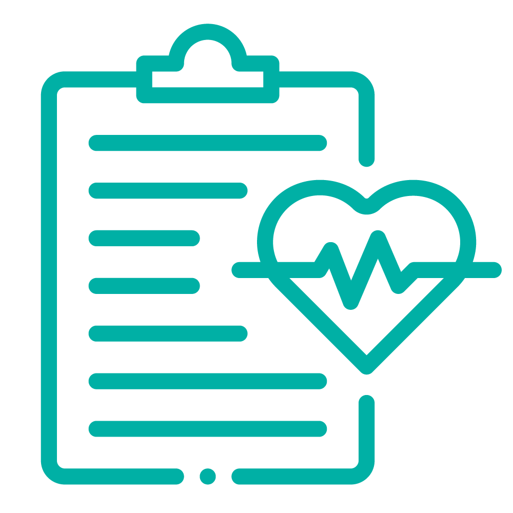 Icon representing Cagent Vascular's data-driven approach to clinical decision-making