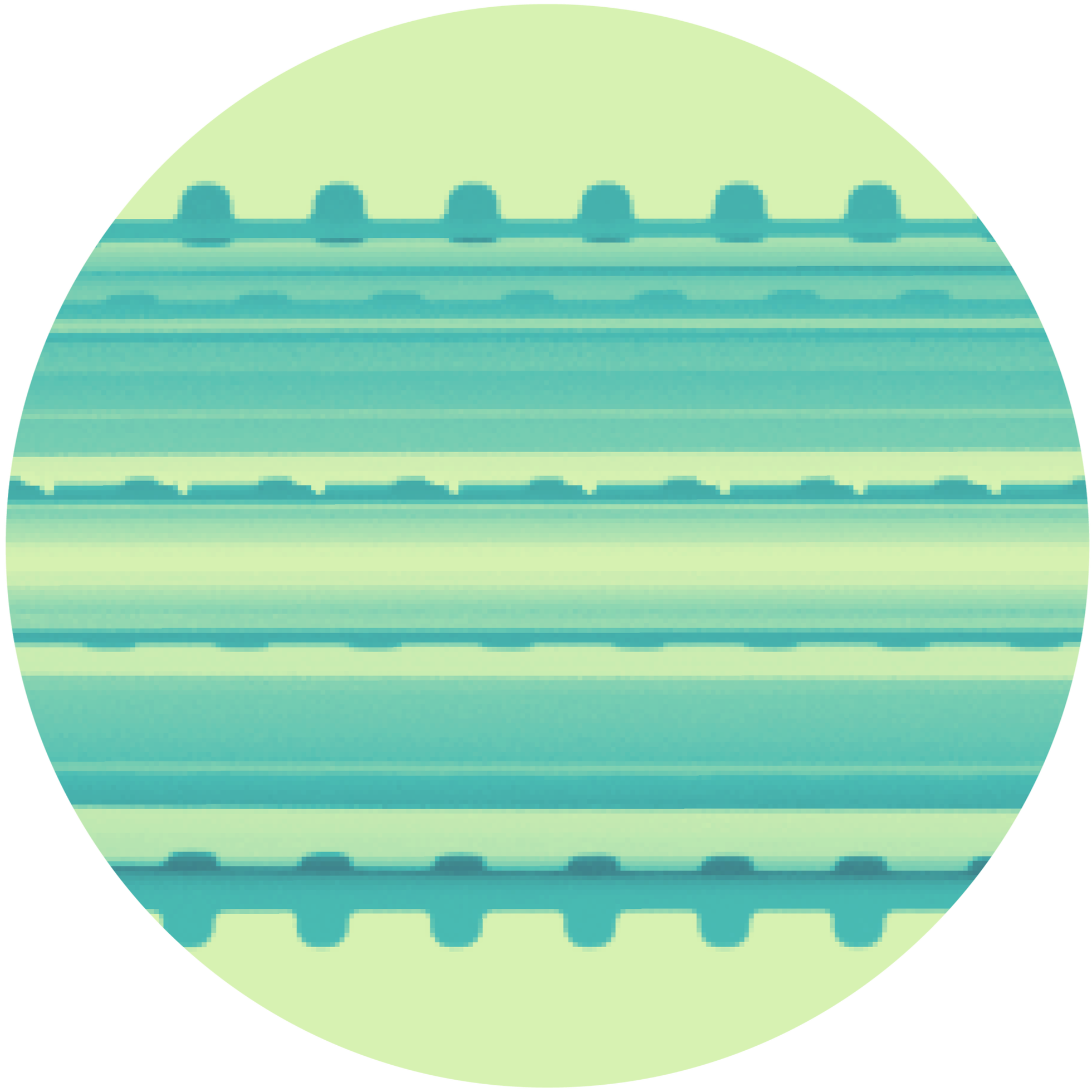 Close-up illustration of Serranator stainless steel serration strips on balloon surface