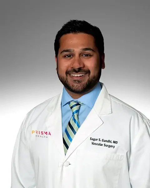 Sagar S. Gandhi MD vascular surgeon Prisma Health Greenville SC